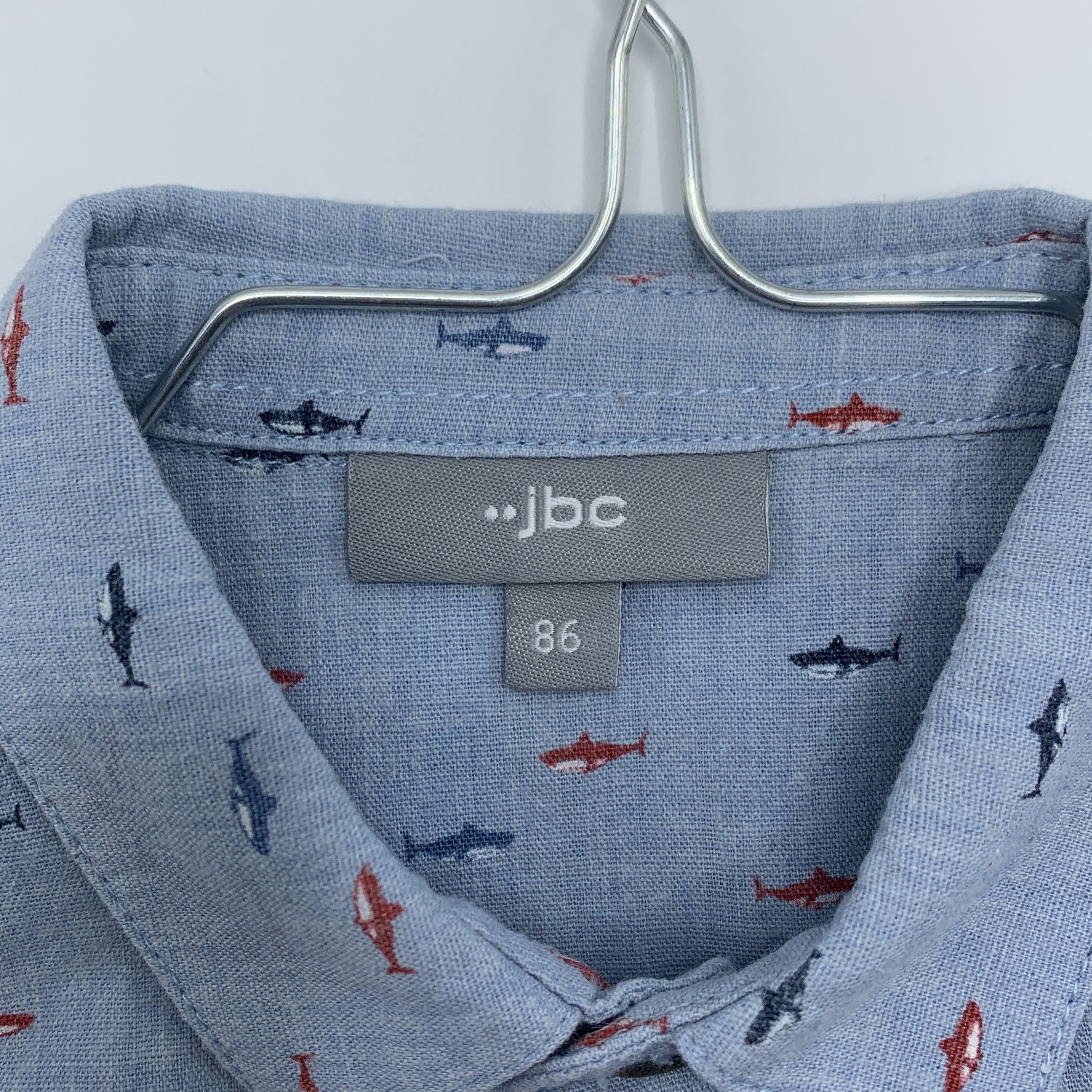 3-Chemise JBC, motif requins 🦈