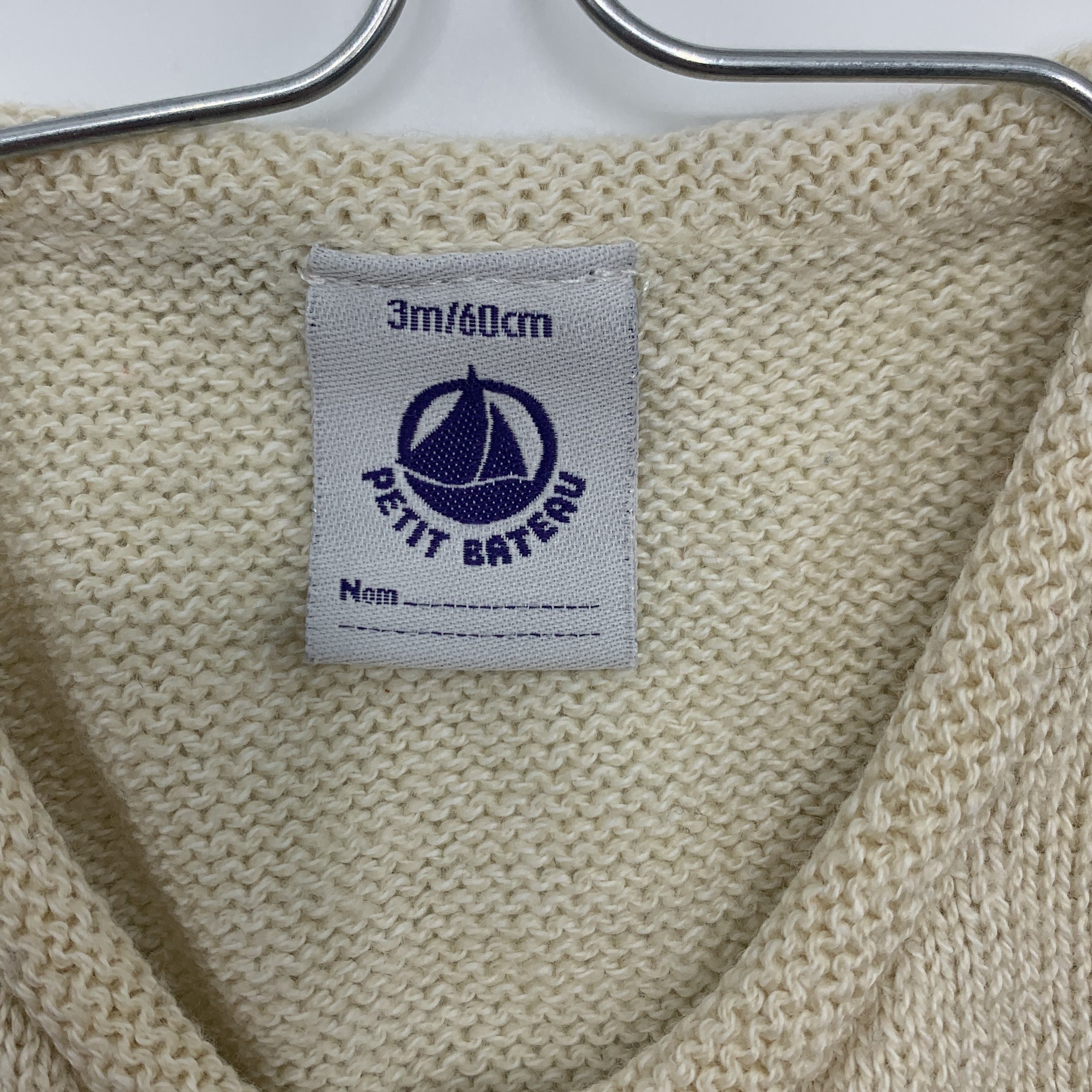 3-Combinaison Petit Bateau en laine et coton 🧶