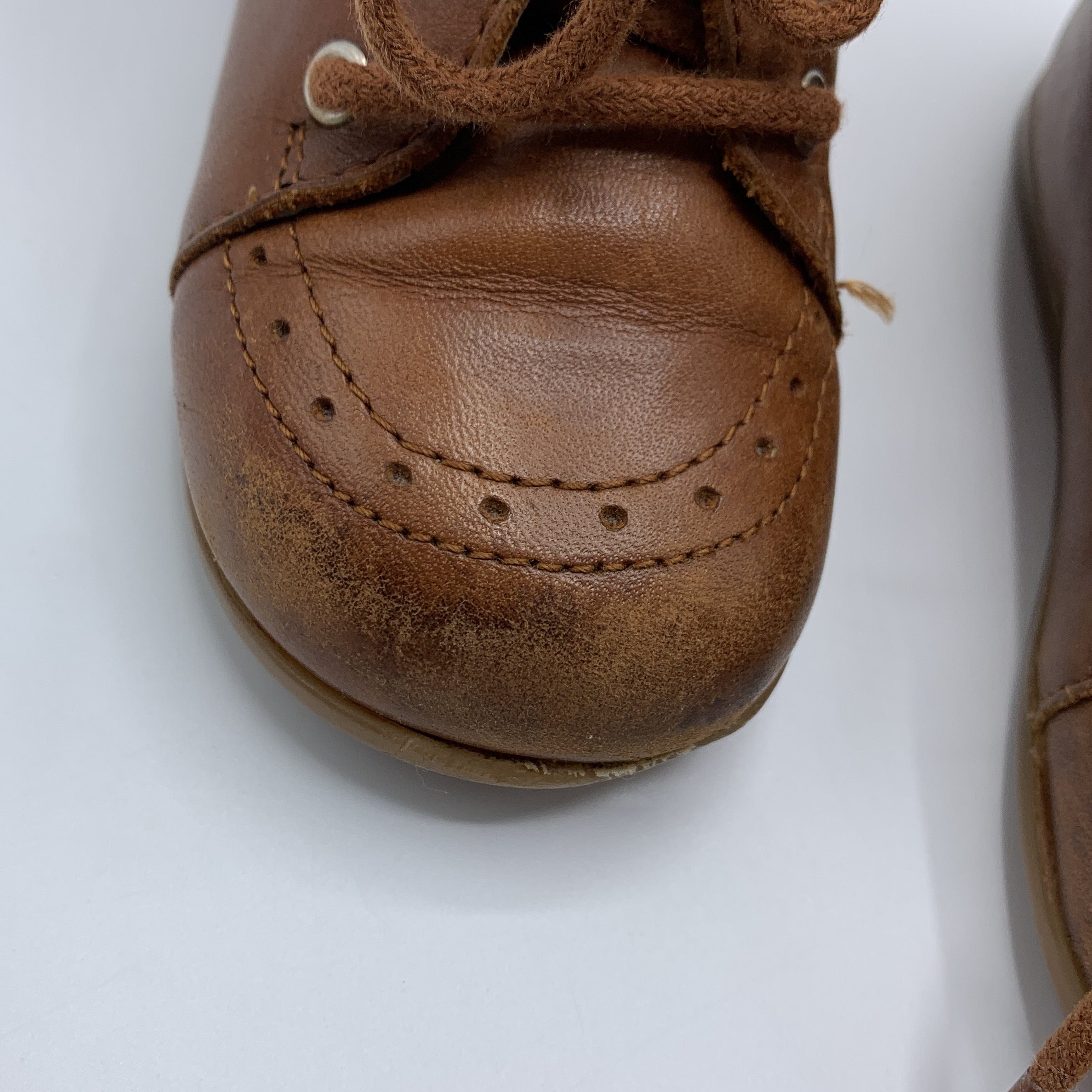 3-Chaussures Jacadi Paris, bottines en cuir marron pointure 21