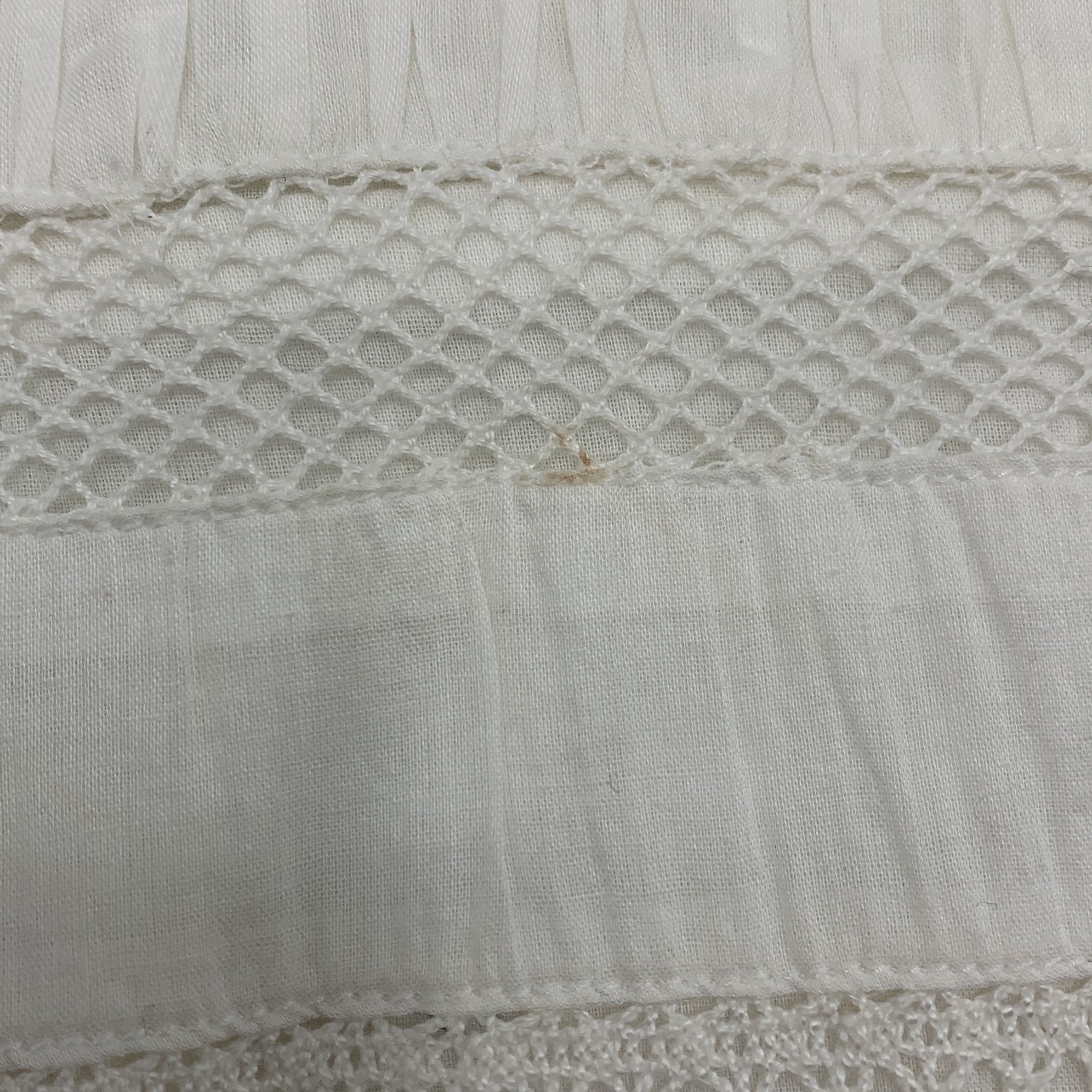 3-Robe Simple Kids, taille 6 ans, blanche ajourée ✨