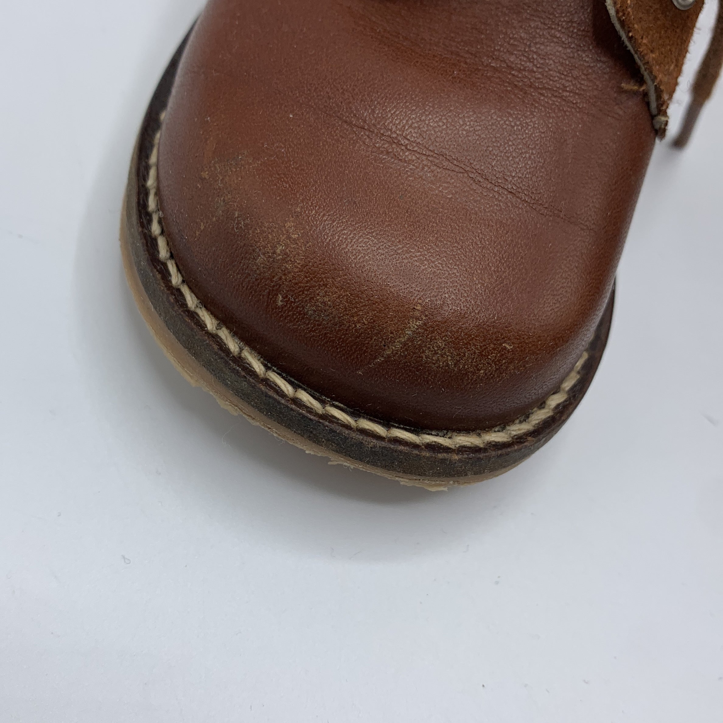 3-Jacadi 👞 Bottines en cuir marron taille 23