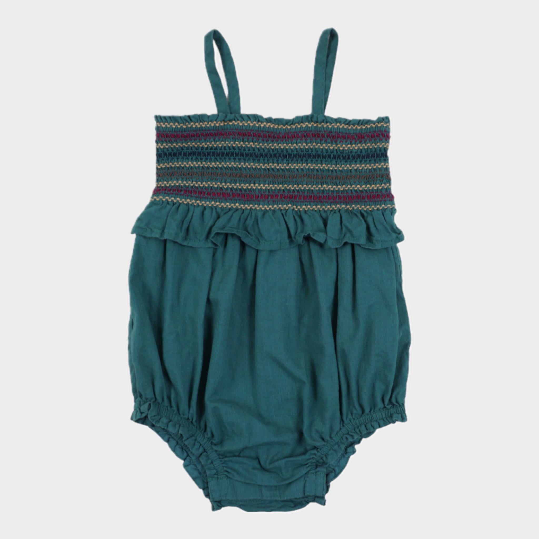 Barboteuse Vert - 6/12 mois