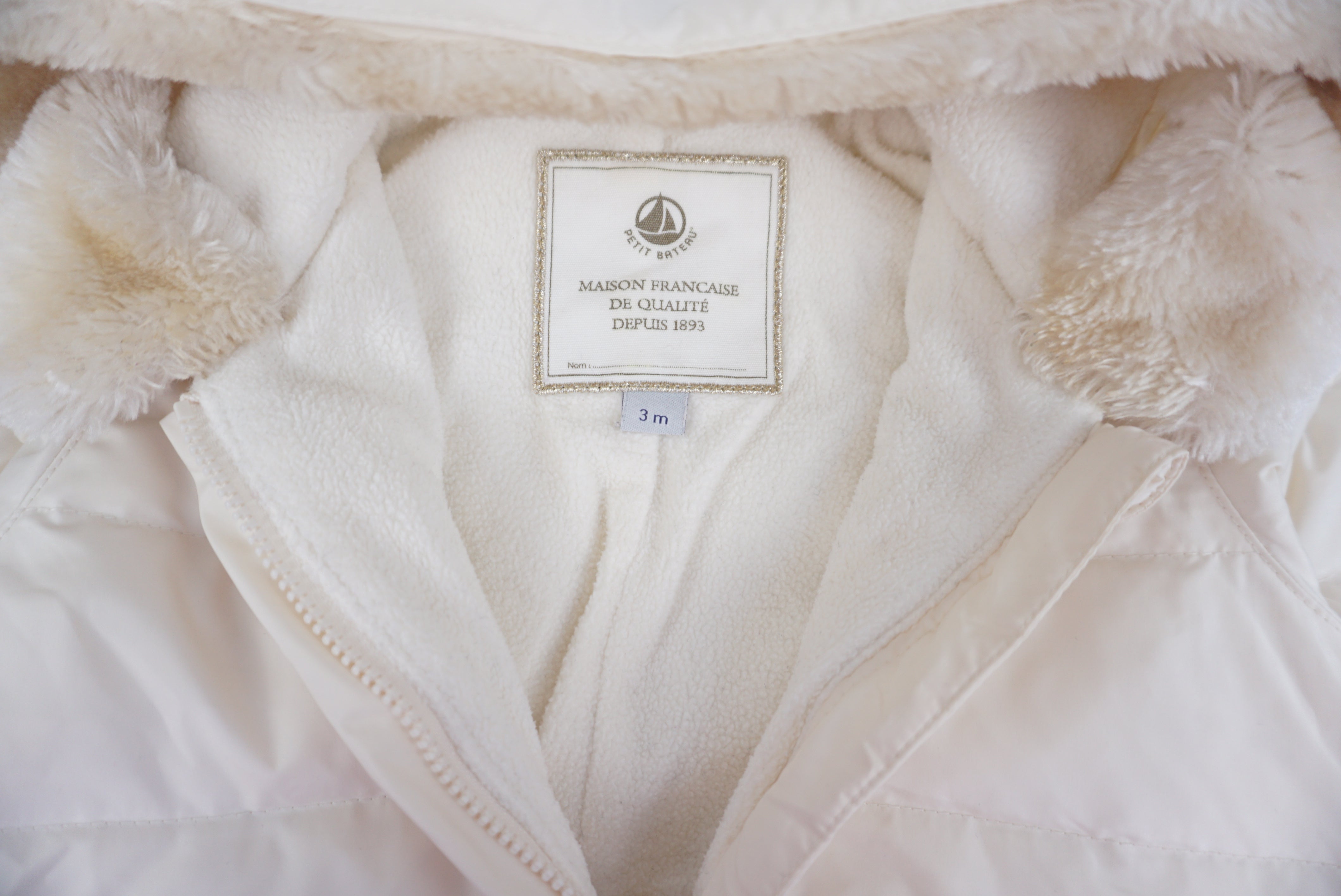 Combi pilote Ecru - 3 mois