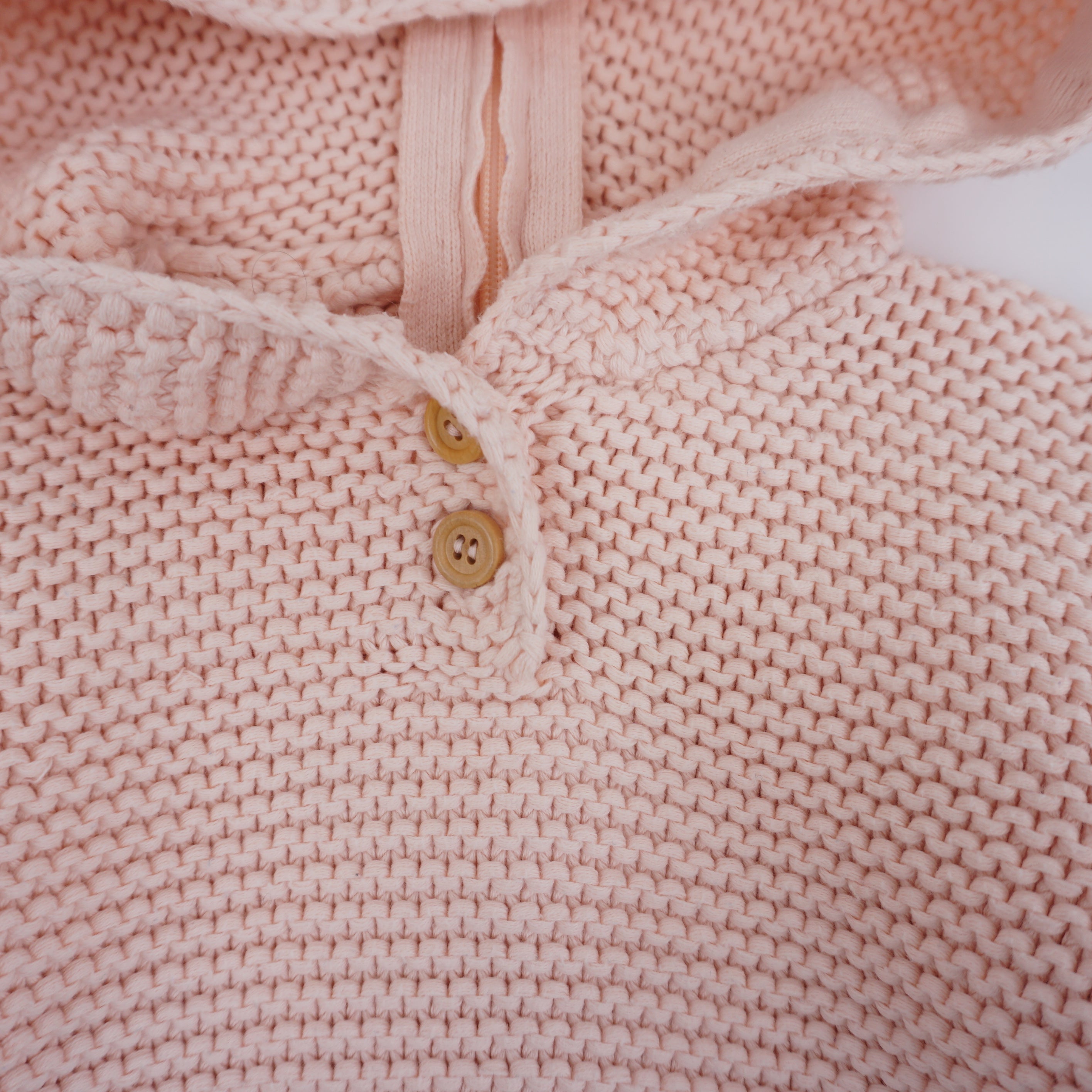 Burnou Rose - 6 mois