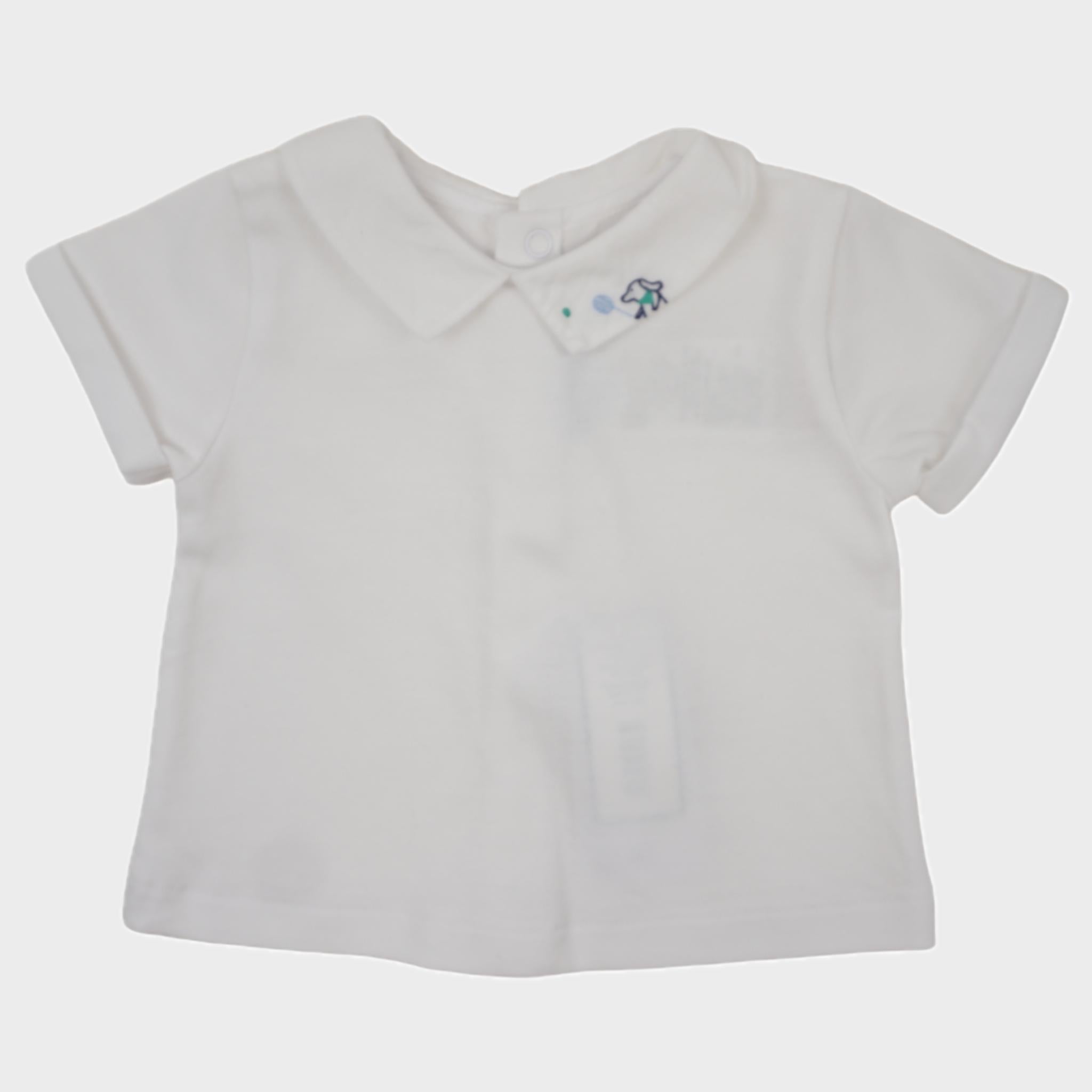 T-shirt Blanc - 3 mois