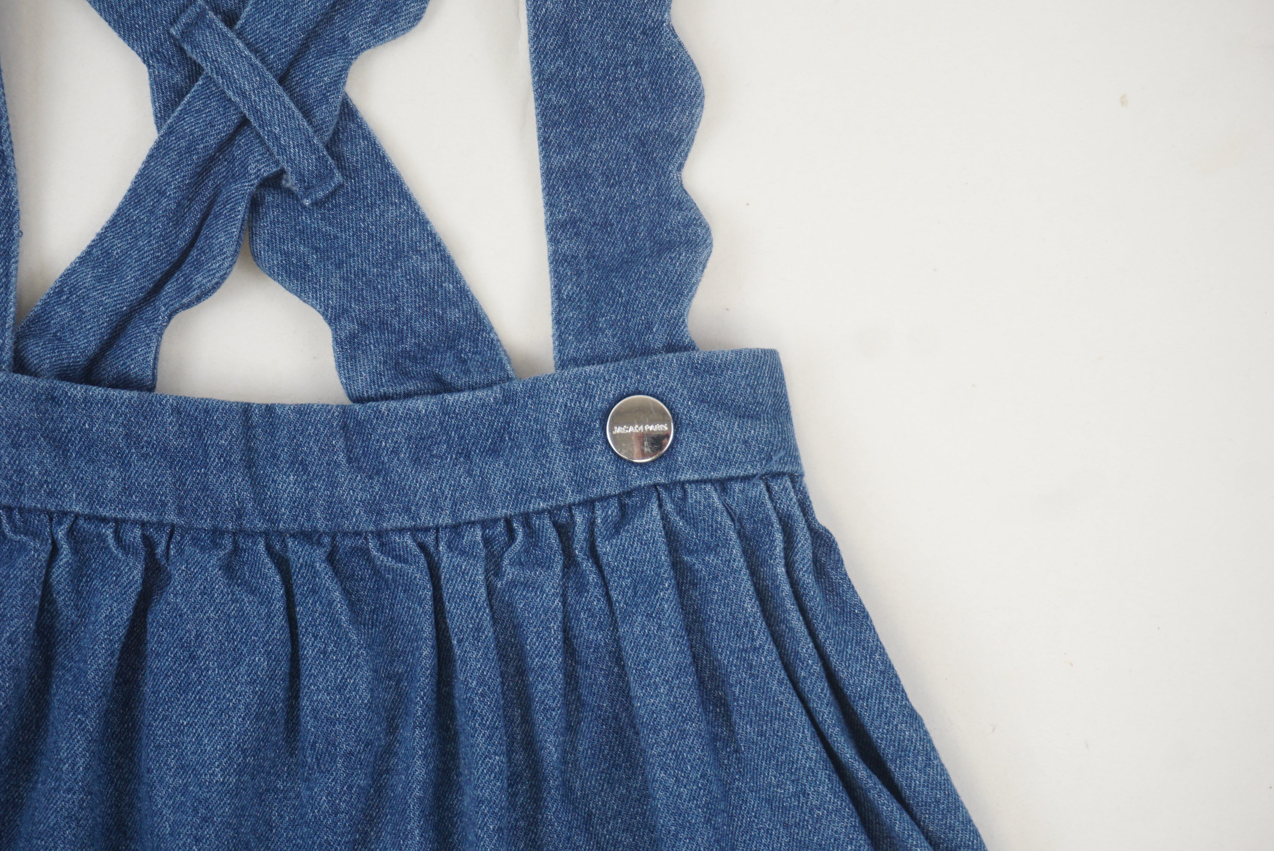 Jupe à bretelles Bleu - 12 mois