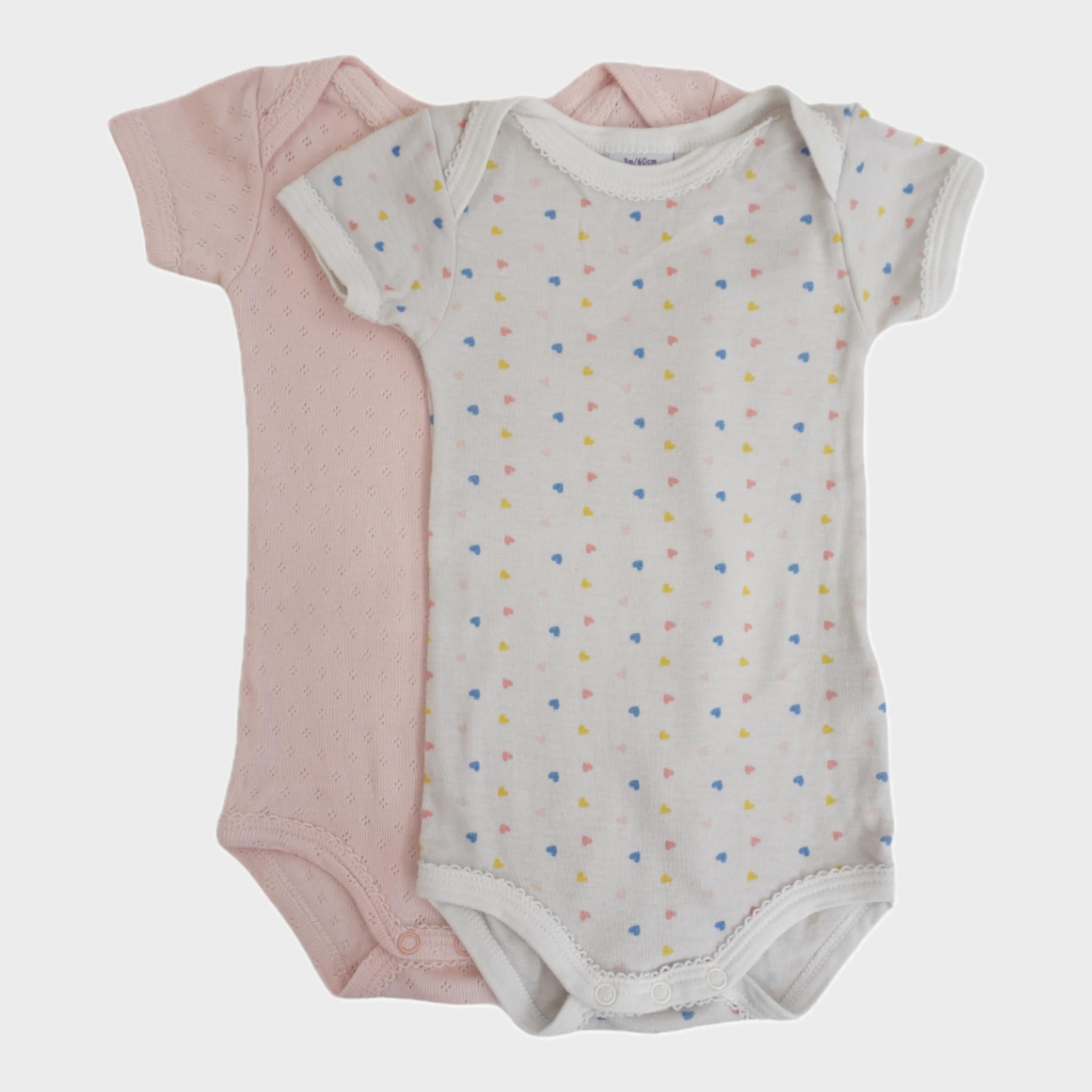 Lot de 2 bodies Multicolore - 3 mois