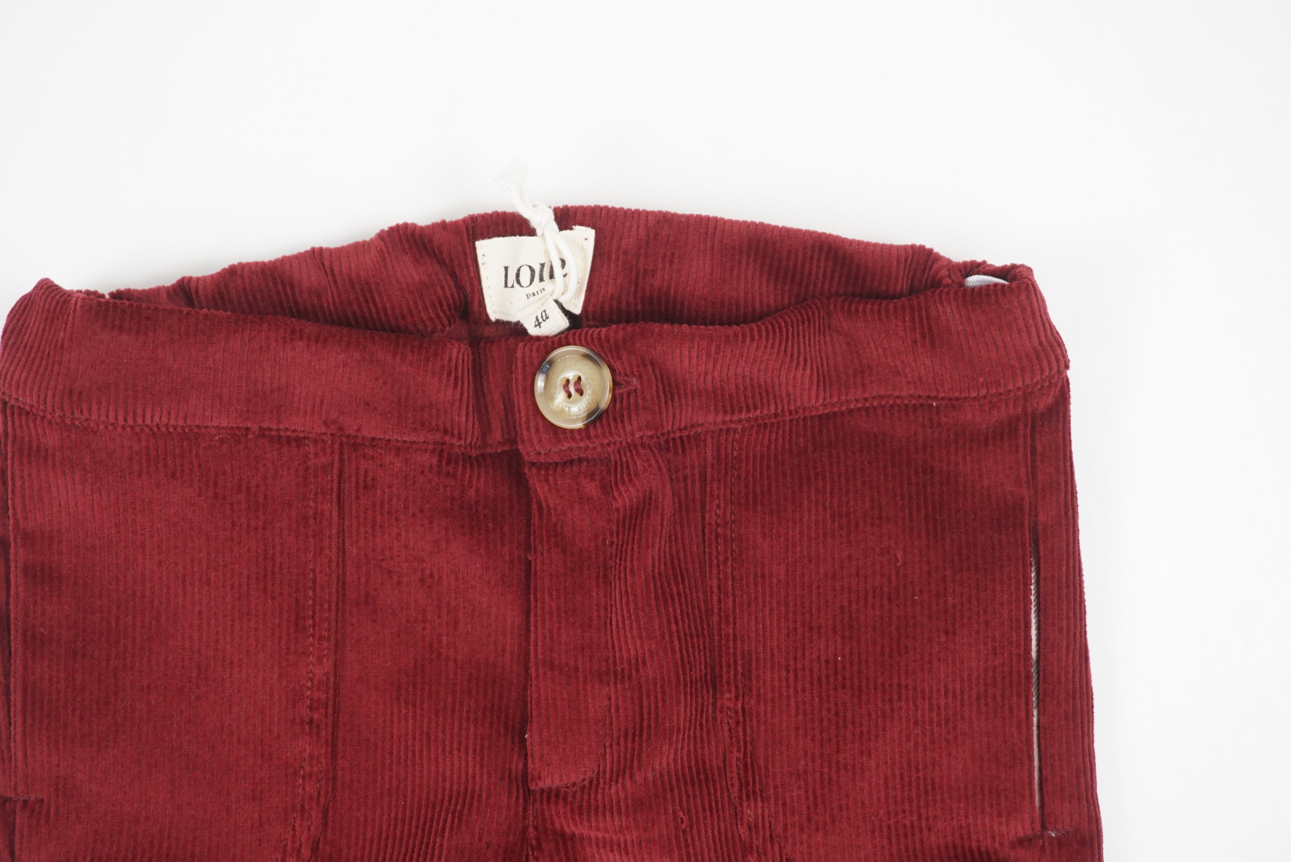 Pantalon Bordeaux - 10 ans (neuf)