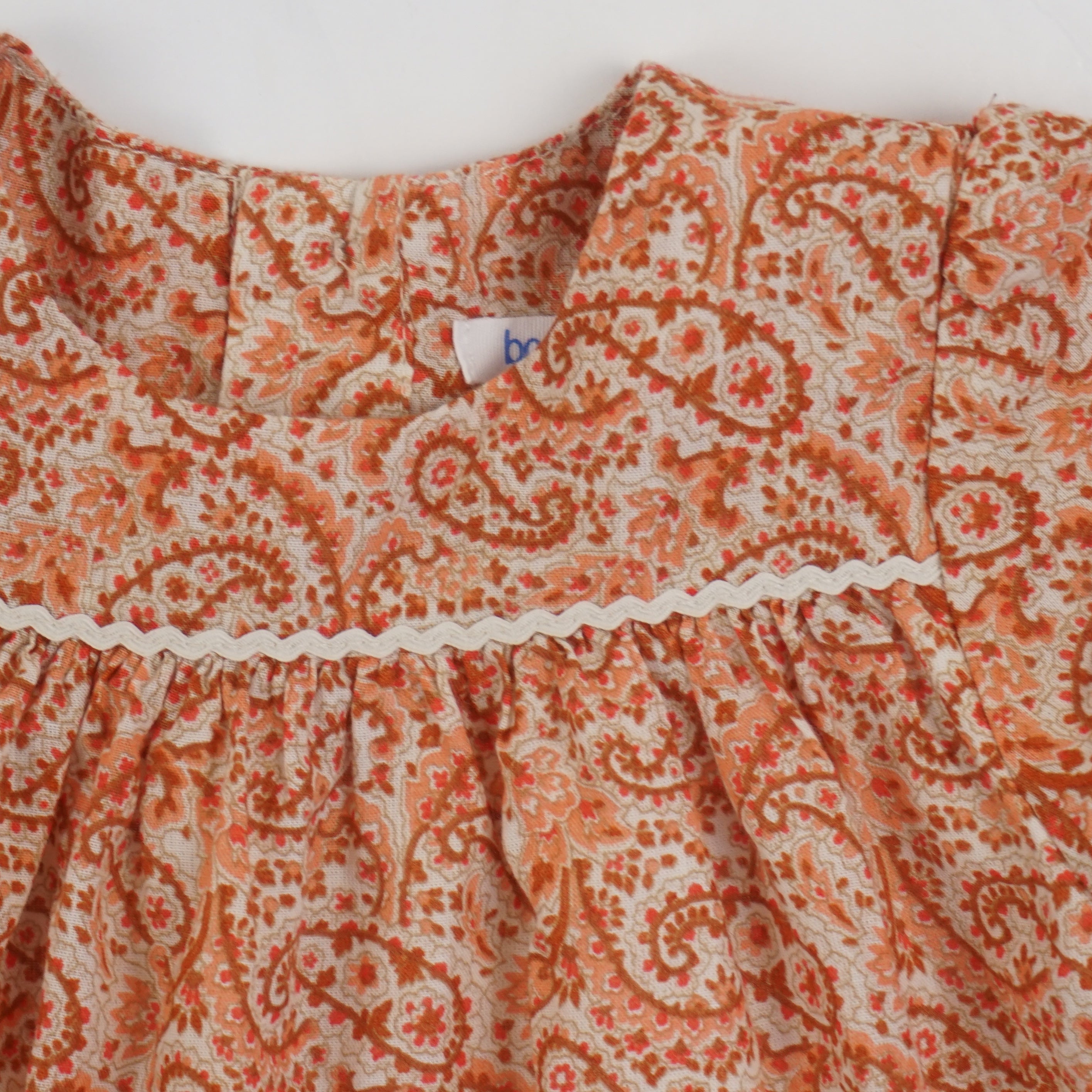 Robe Orange - 6 mois