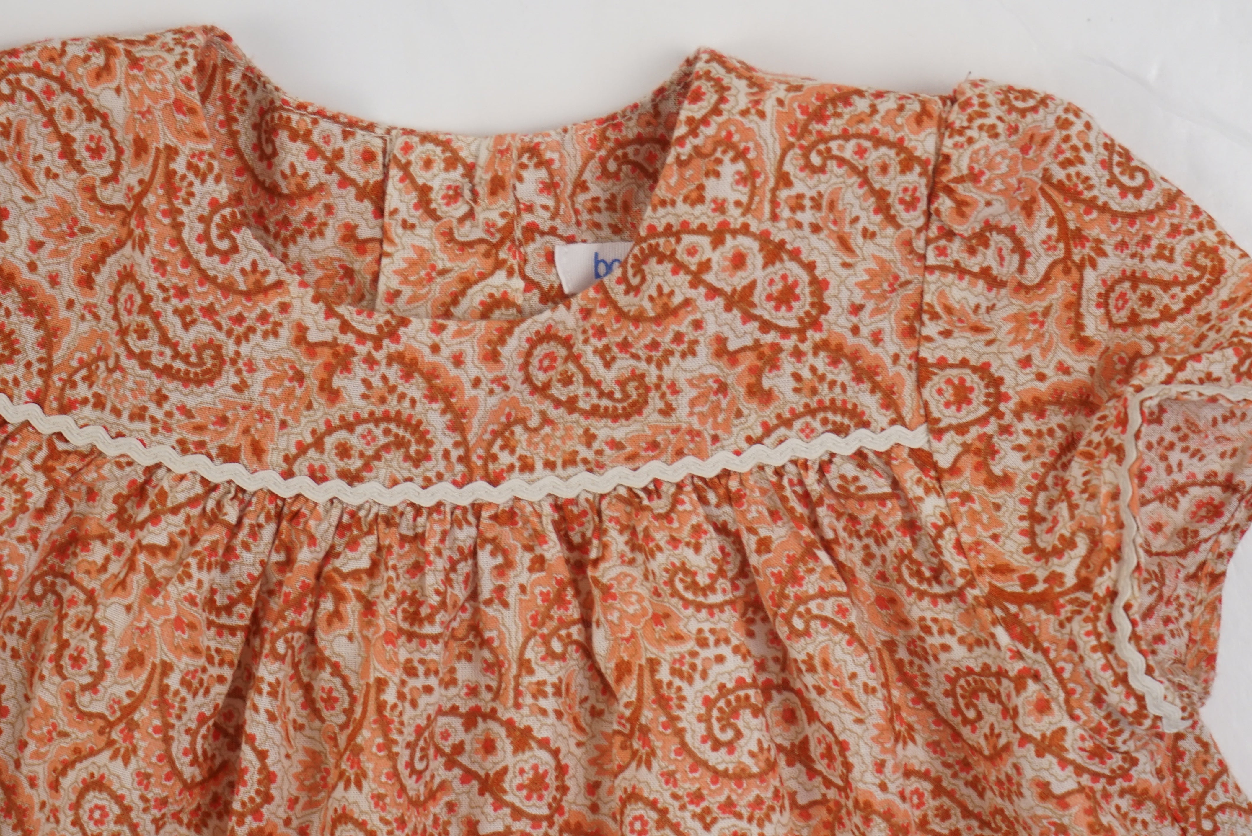 Robe Orange - 6 mois