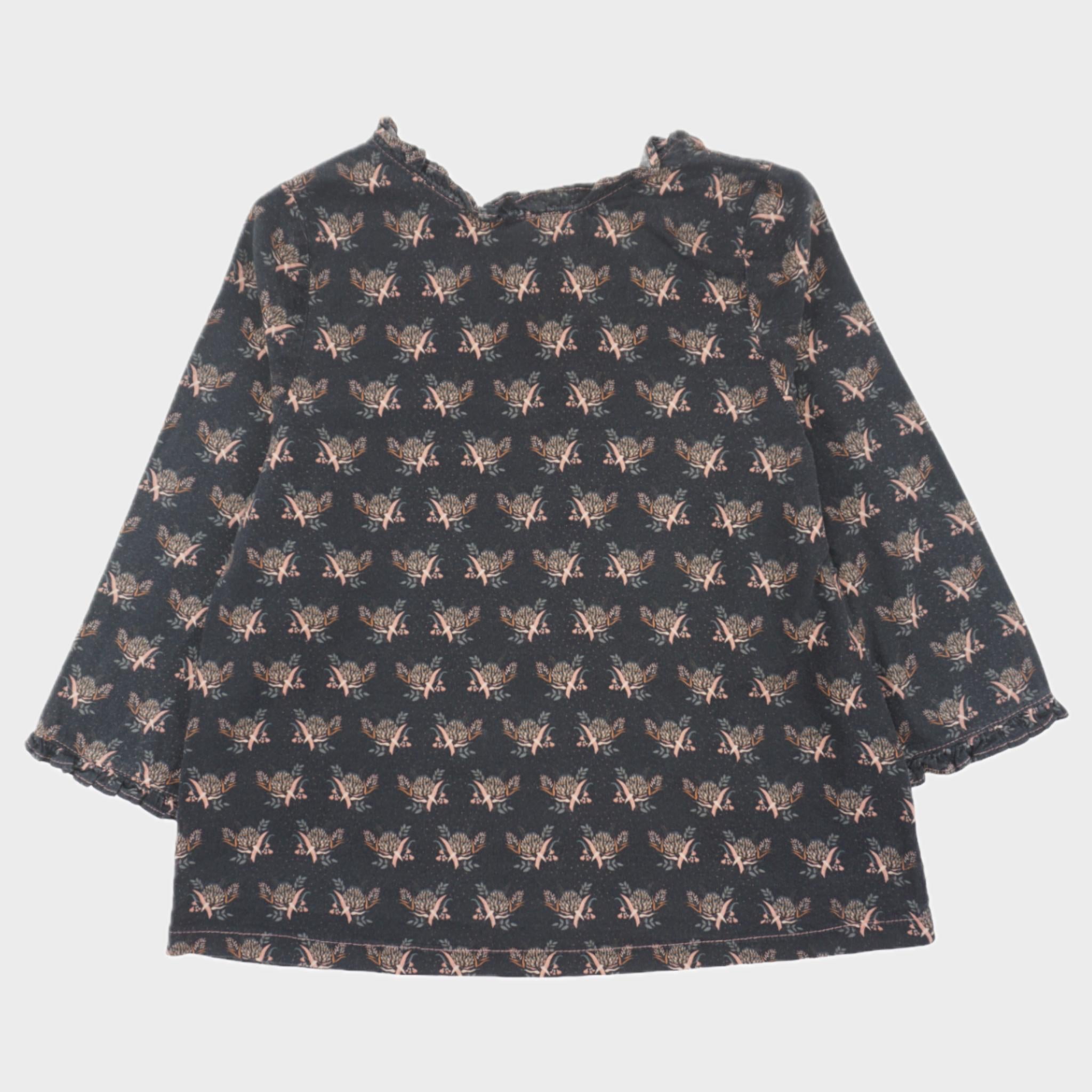 Blouse Noir - 10 ans