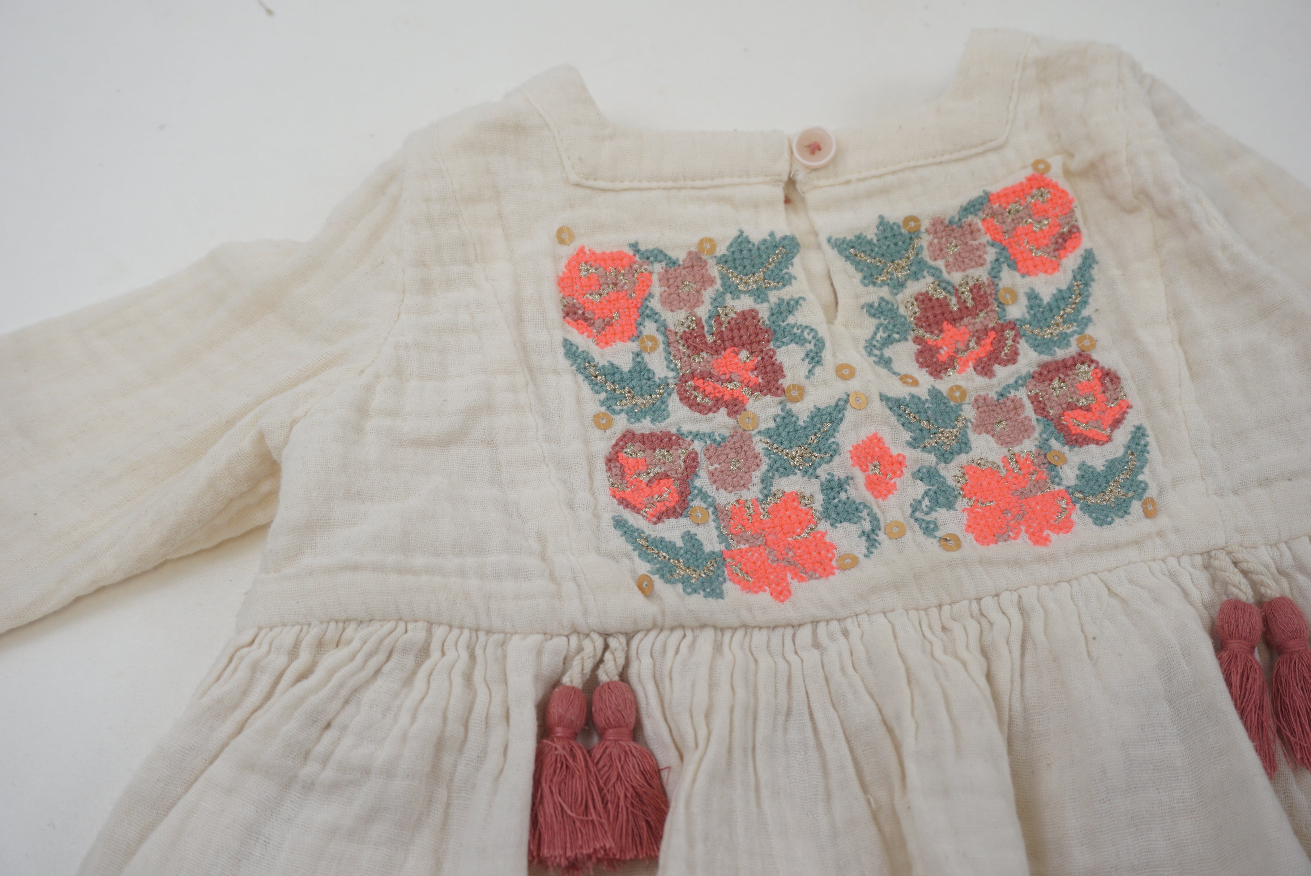 Blouse Ecru rosé - 6 mois