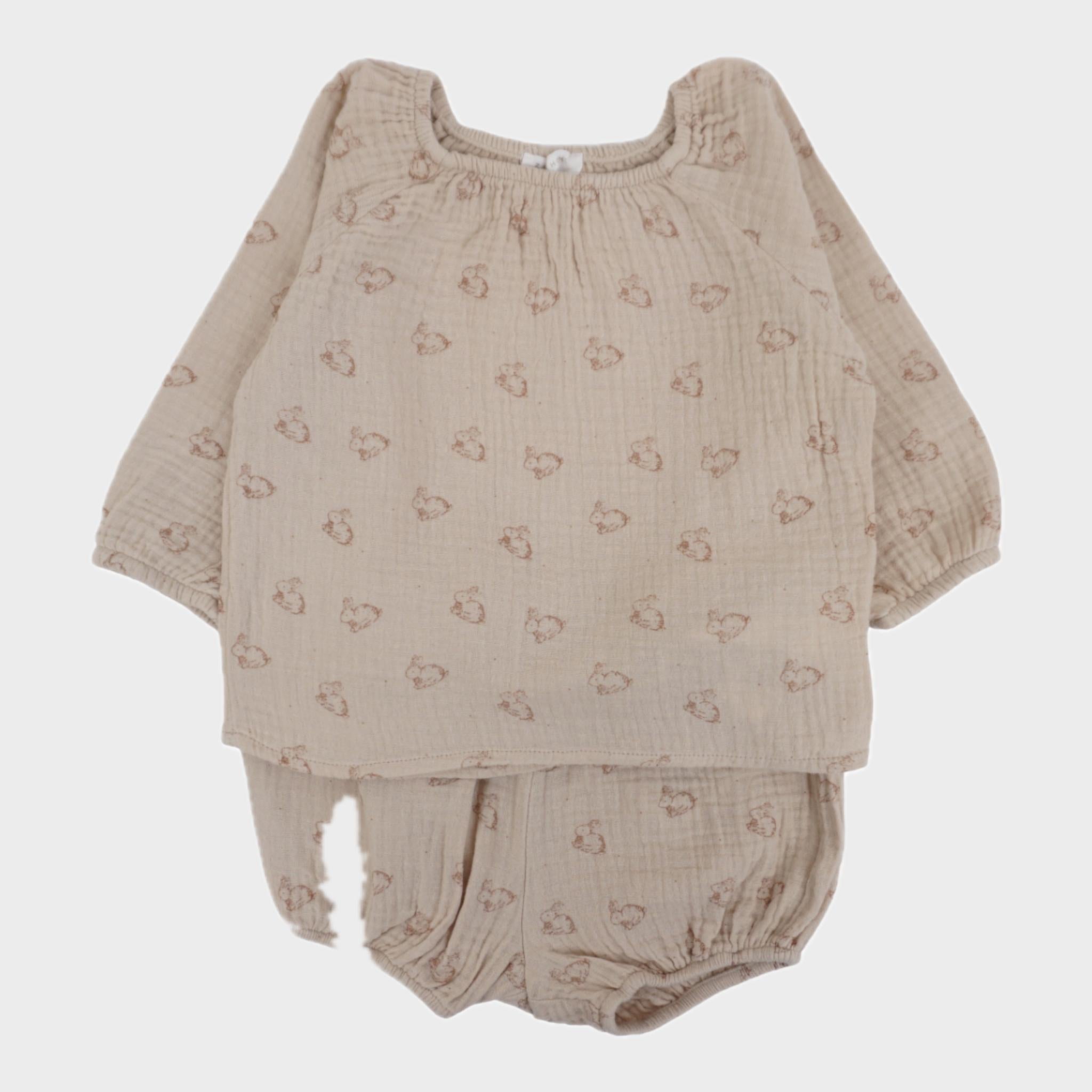 Ensemble Beige - 6/9 mois