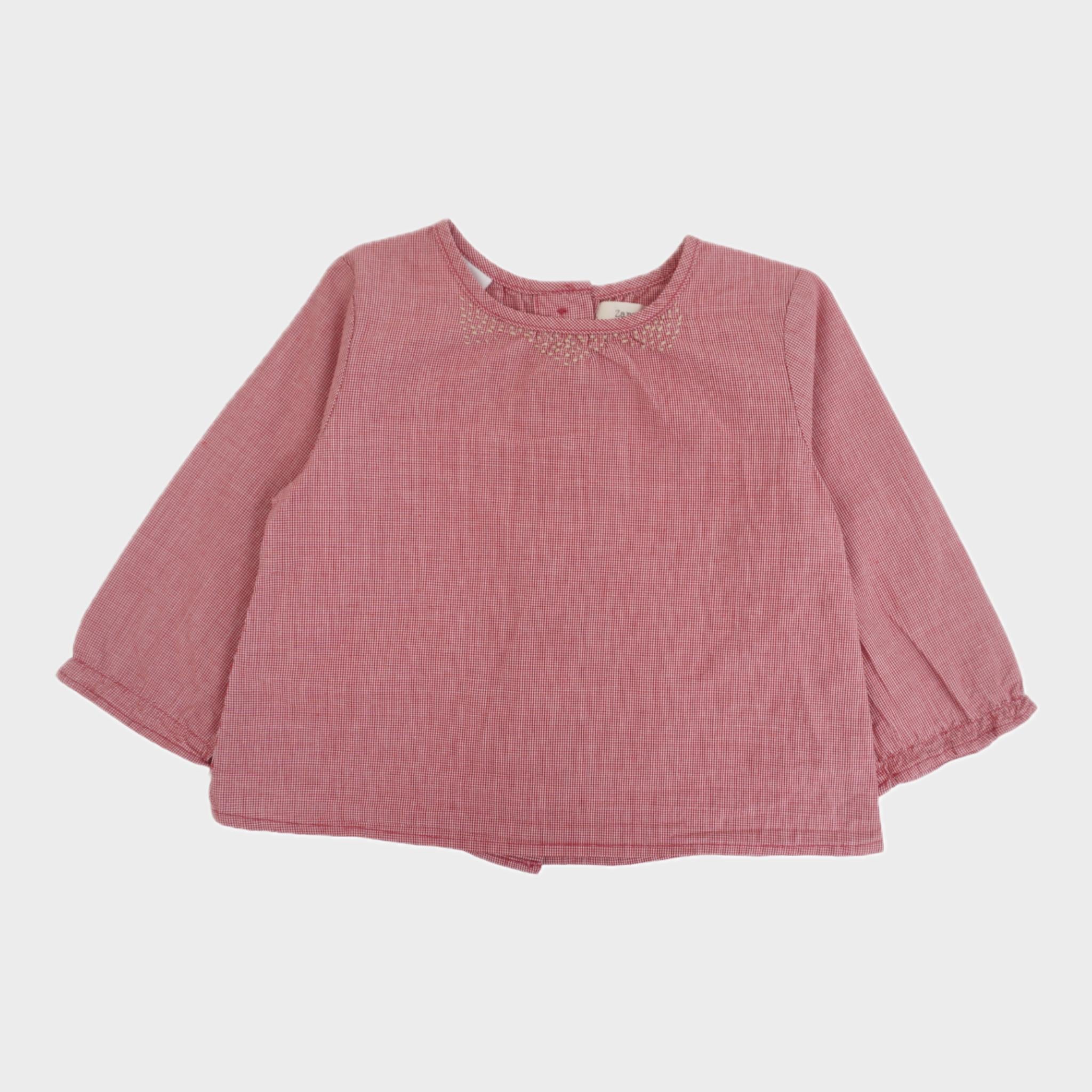 Blouse Rouge - 3/6 mois