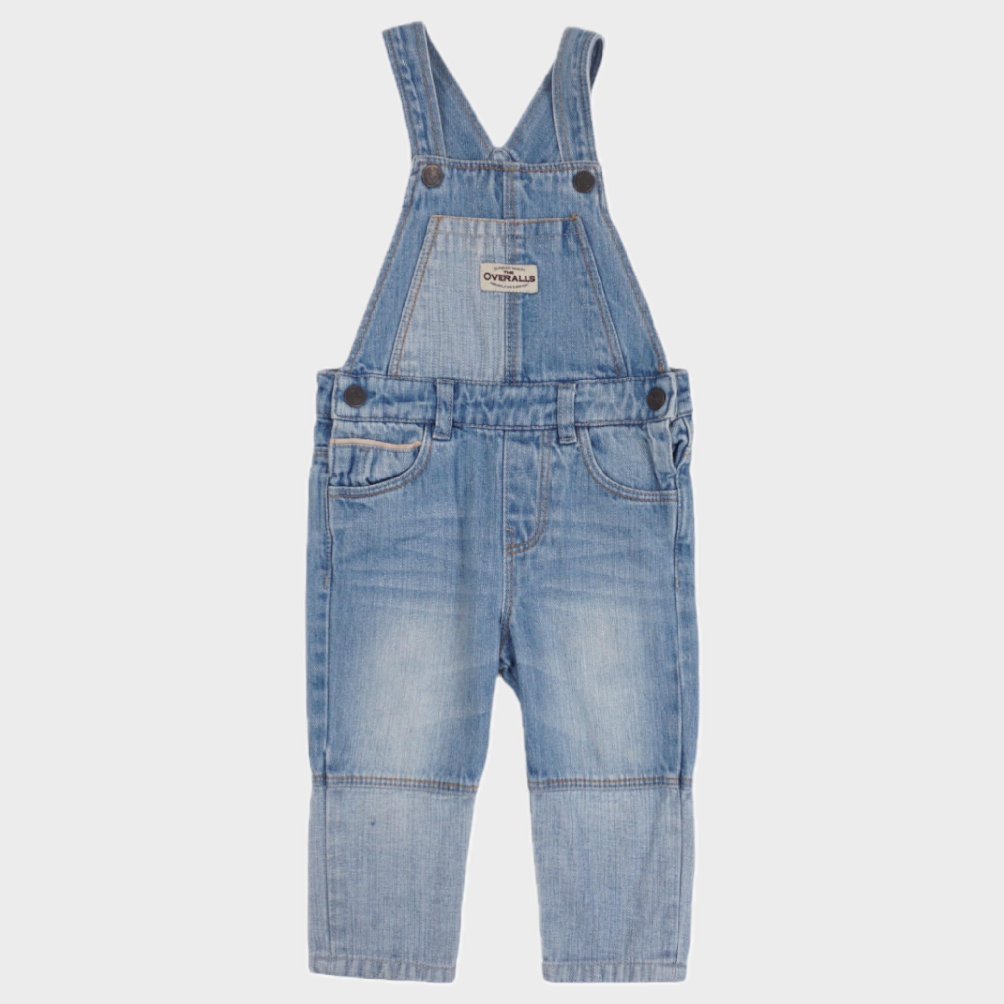 Salopette Bleu - 9/12 mois