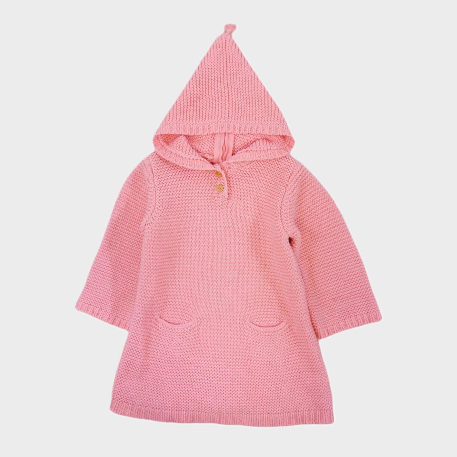 Burnou Rose - 18 mois