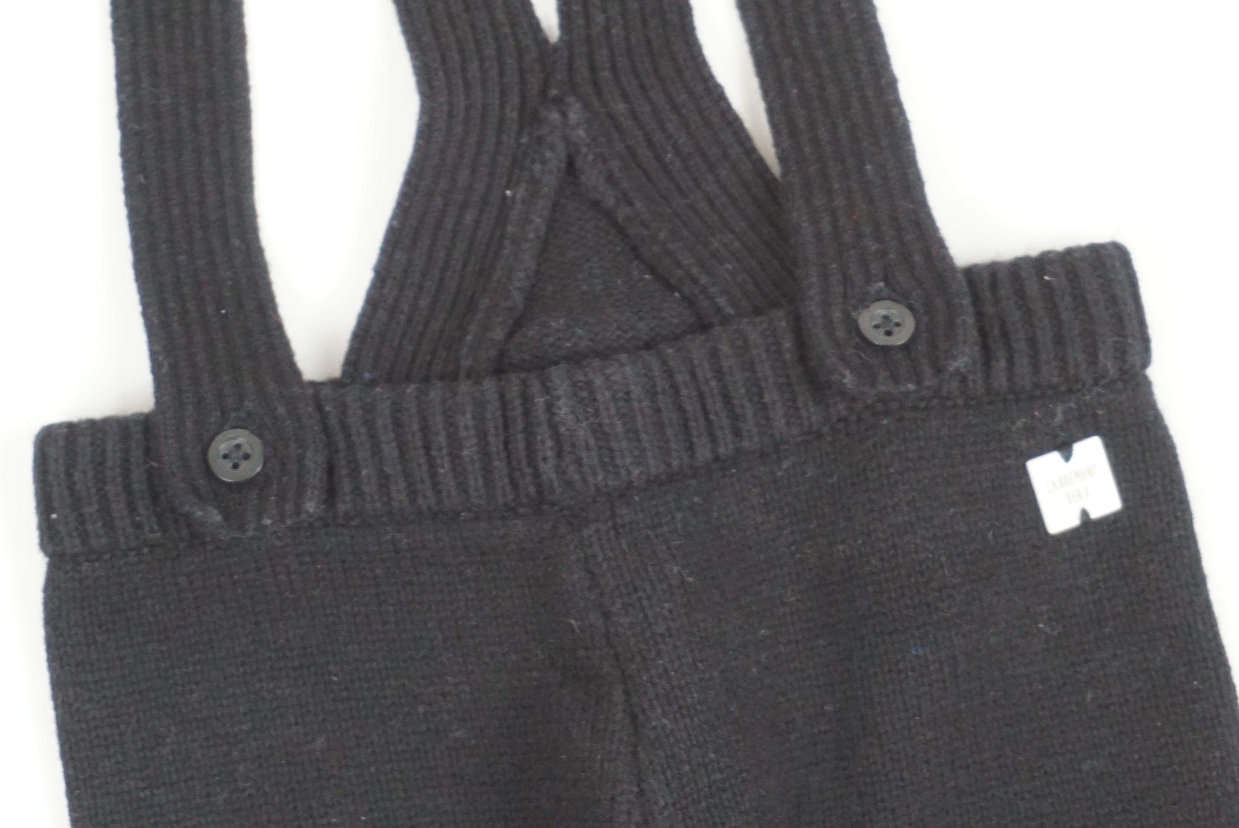 Legging à bretelles Noir - 6 mois