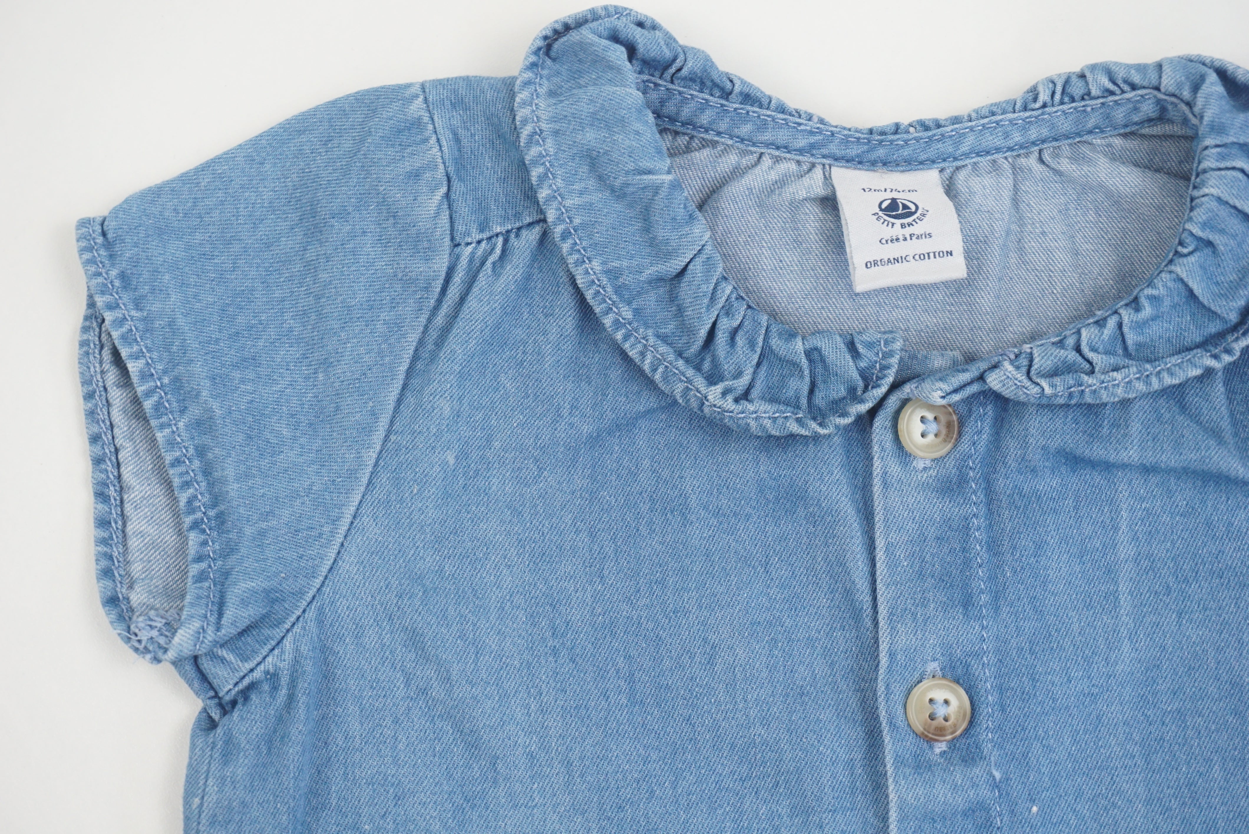 Chemise Bleu - 12 mois