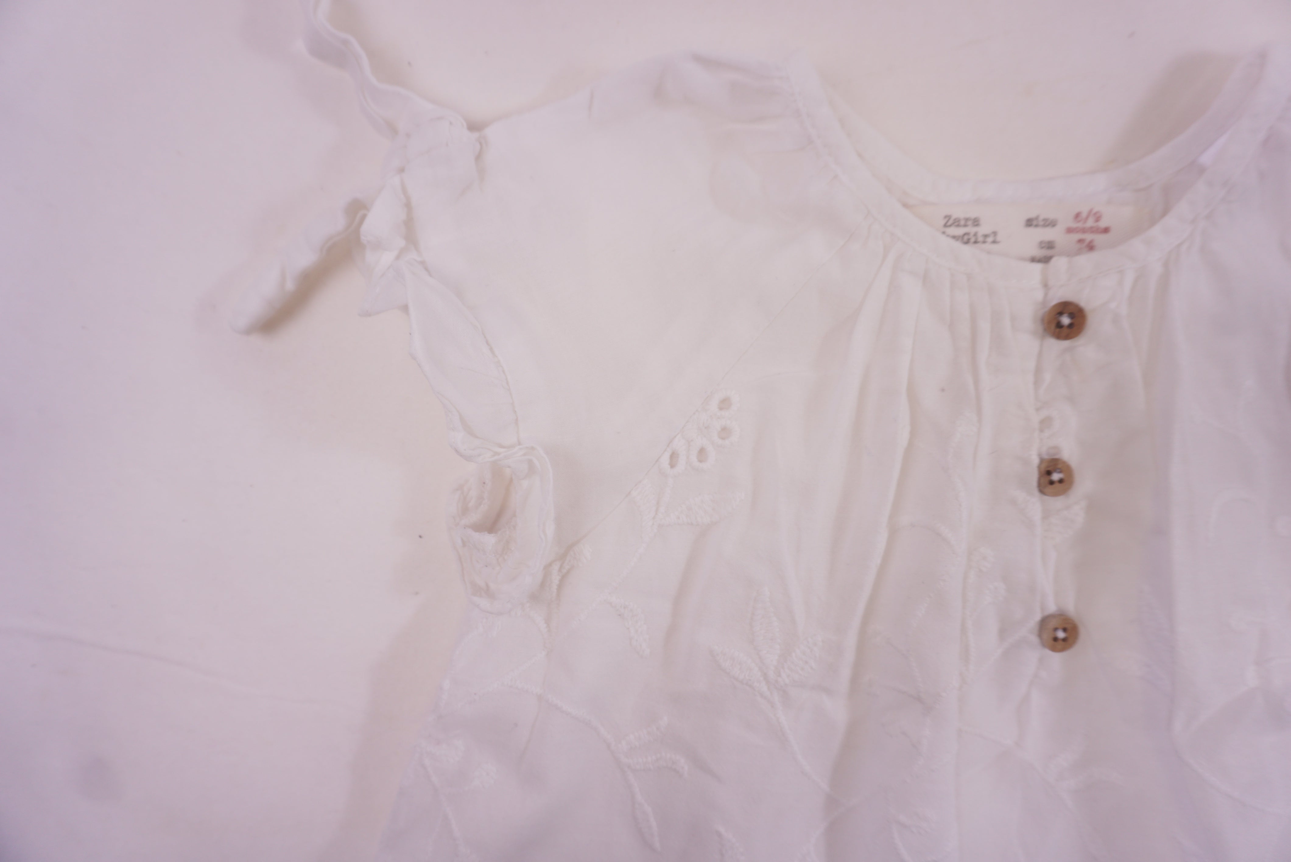 Chemise Blanc - 6/9 mois