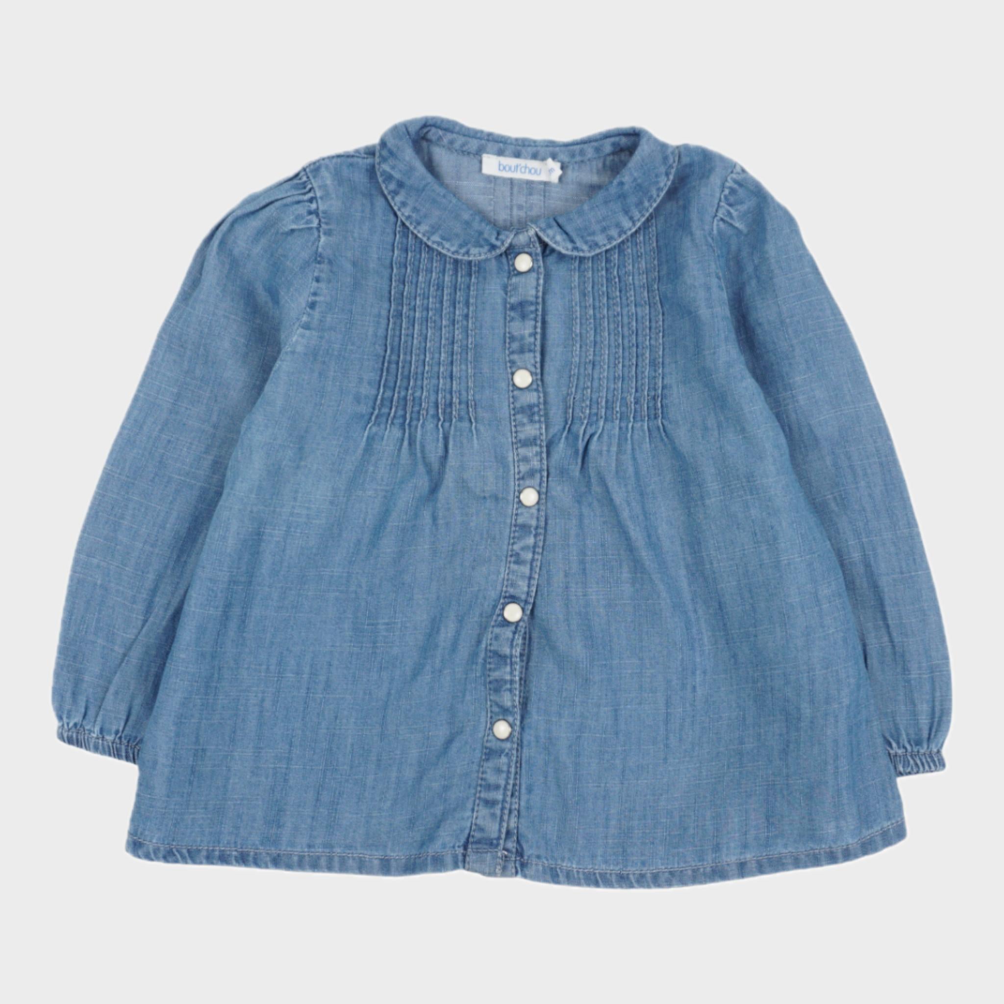 Chemise Bleu - 12 mois