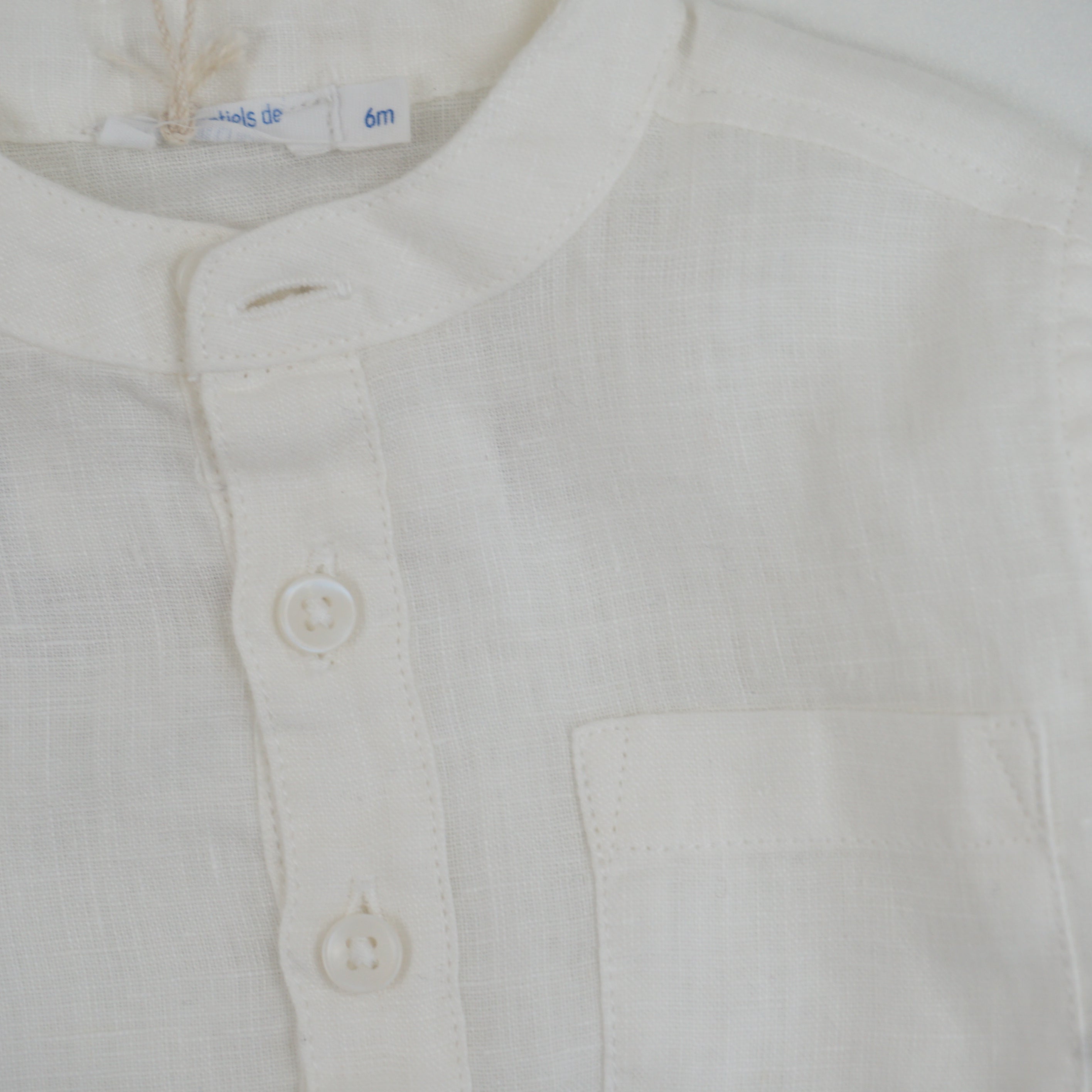 Blouse Ecru - 6 mois