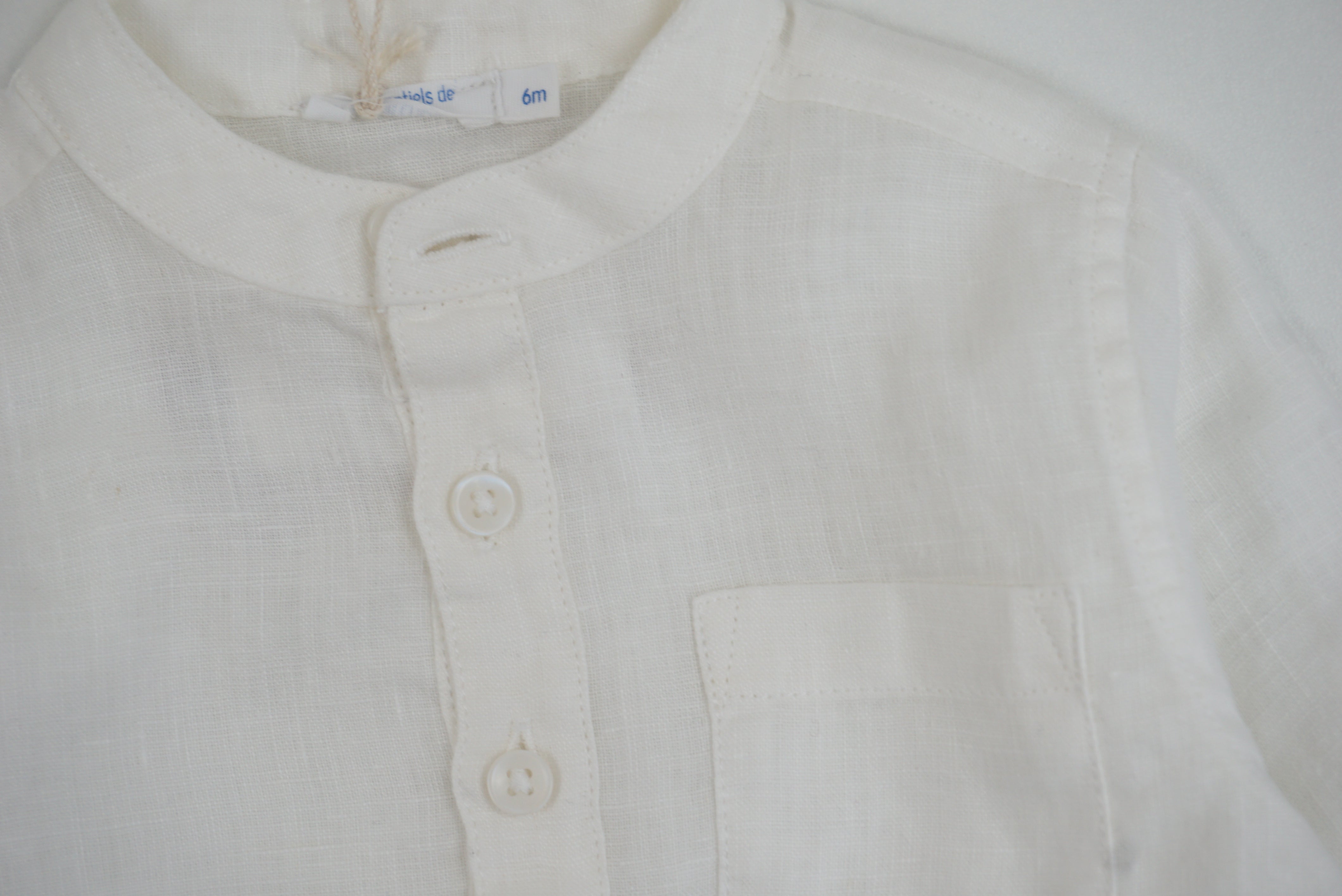 Blouse Ecru - 6 mois