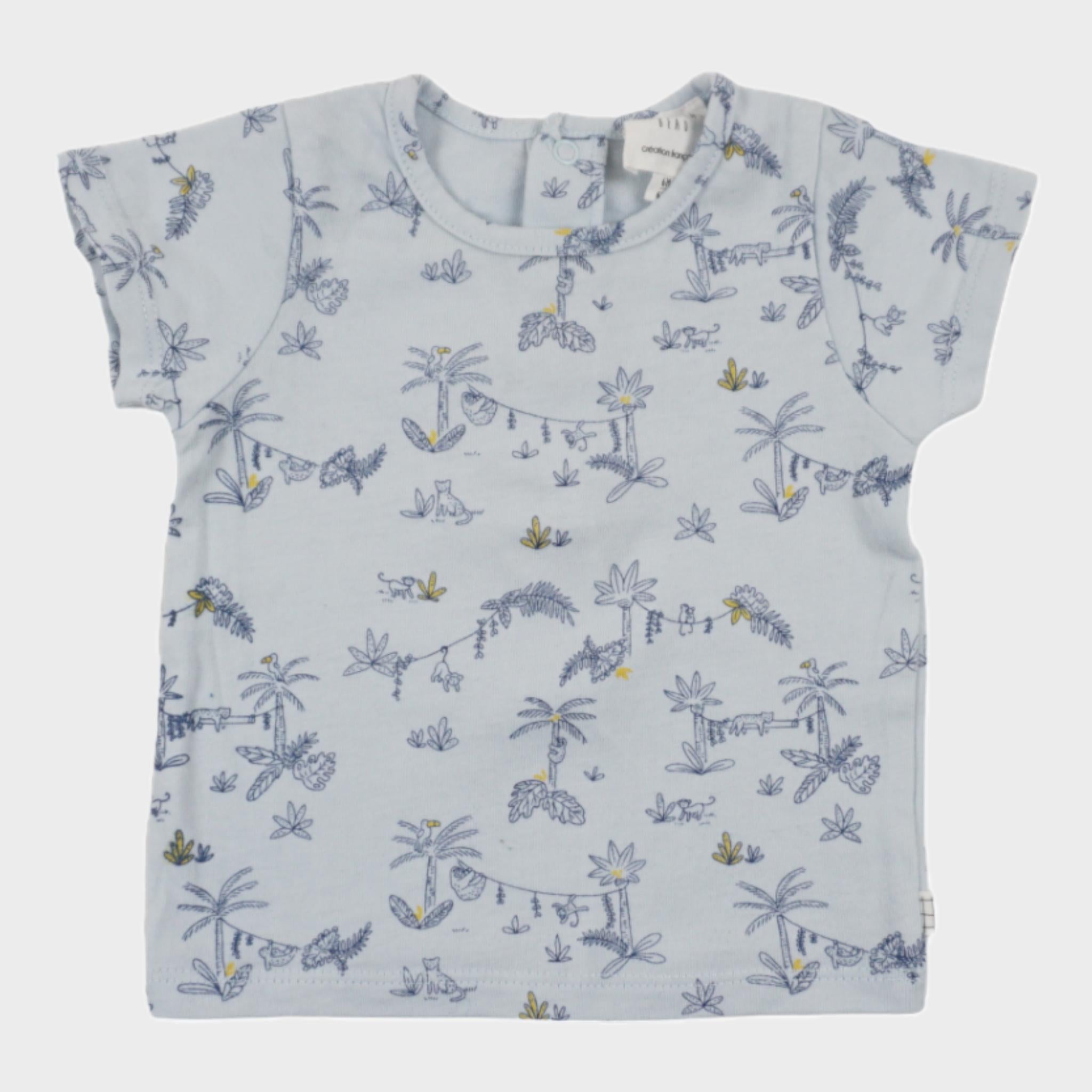 T-shirt Bleu - 6 mois