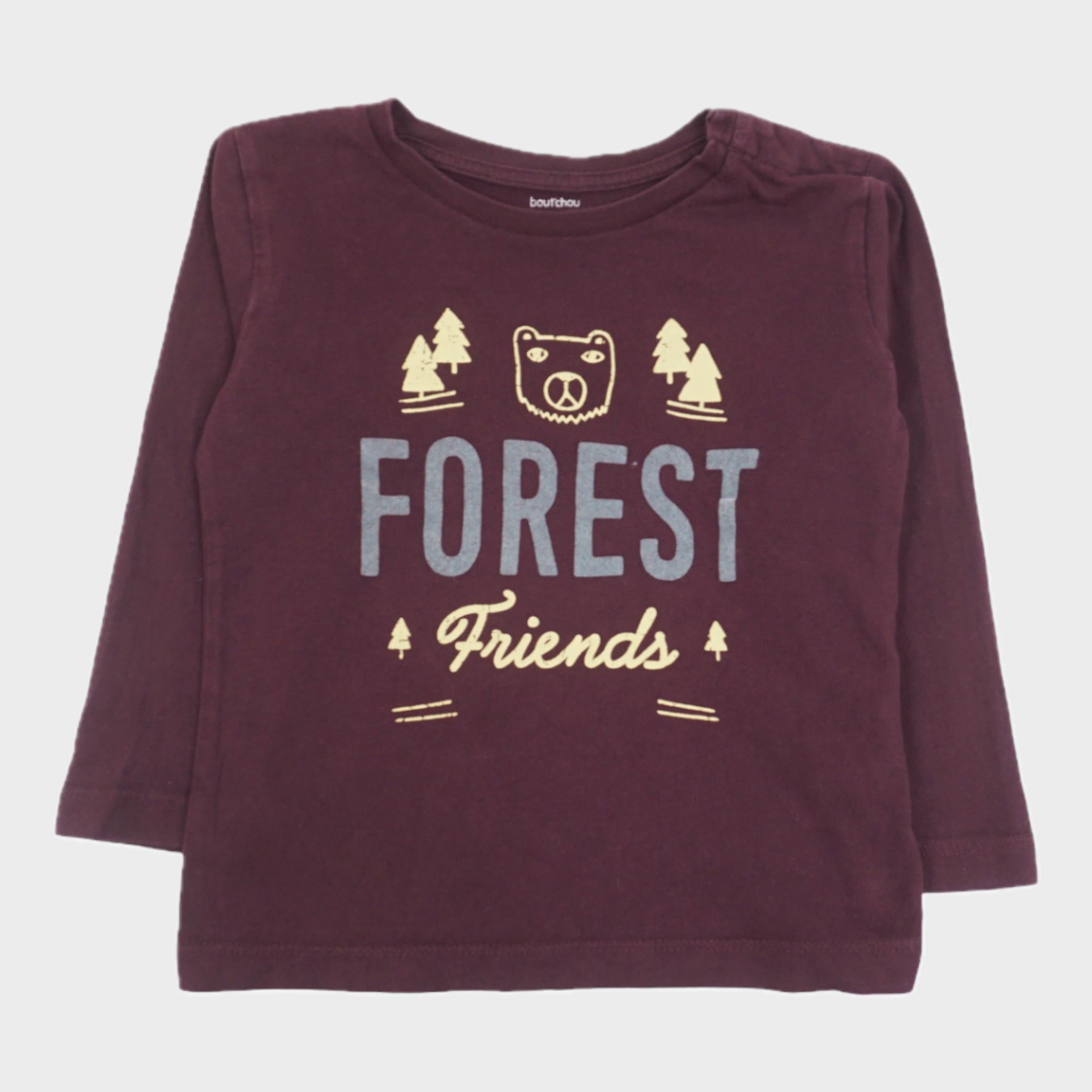 T-shirt Aubergine - 36 mois