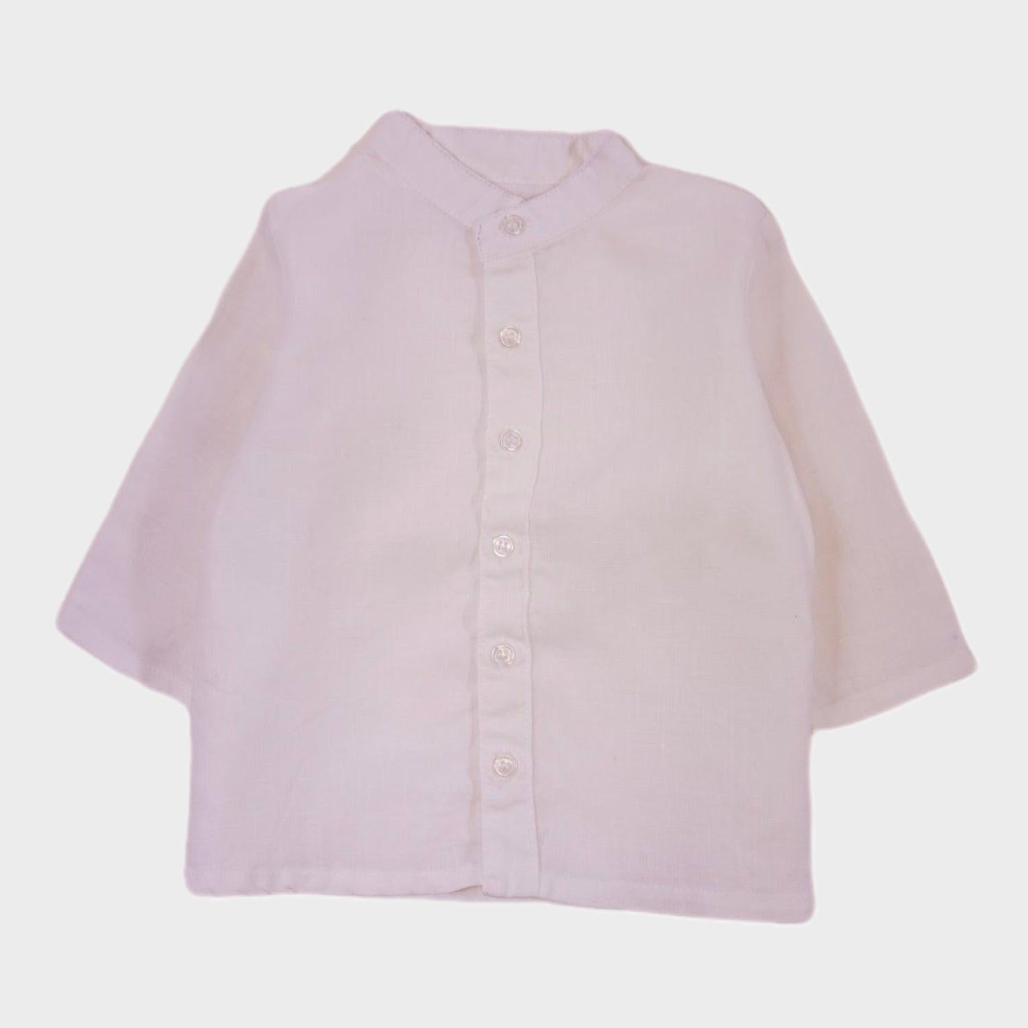 Chemise Blanc - 6 mois