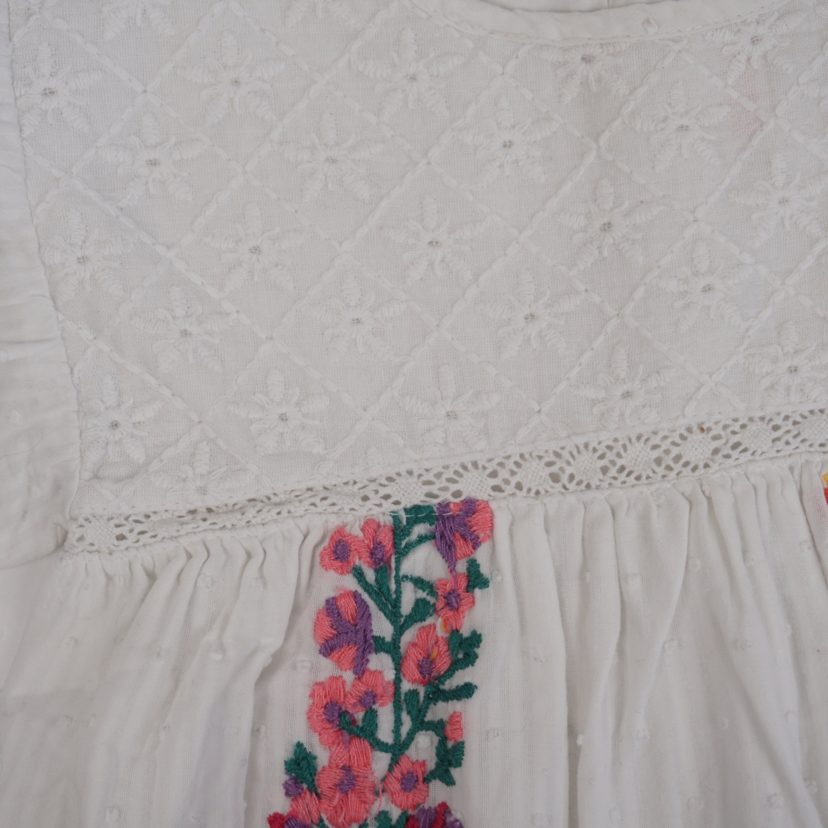 Robe Blanc - 9/12 mois