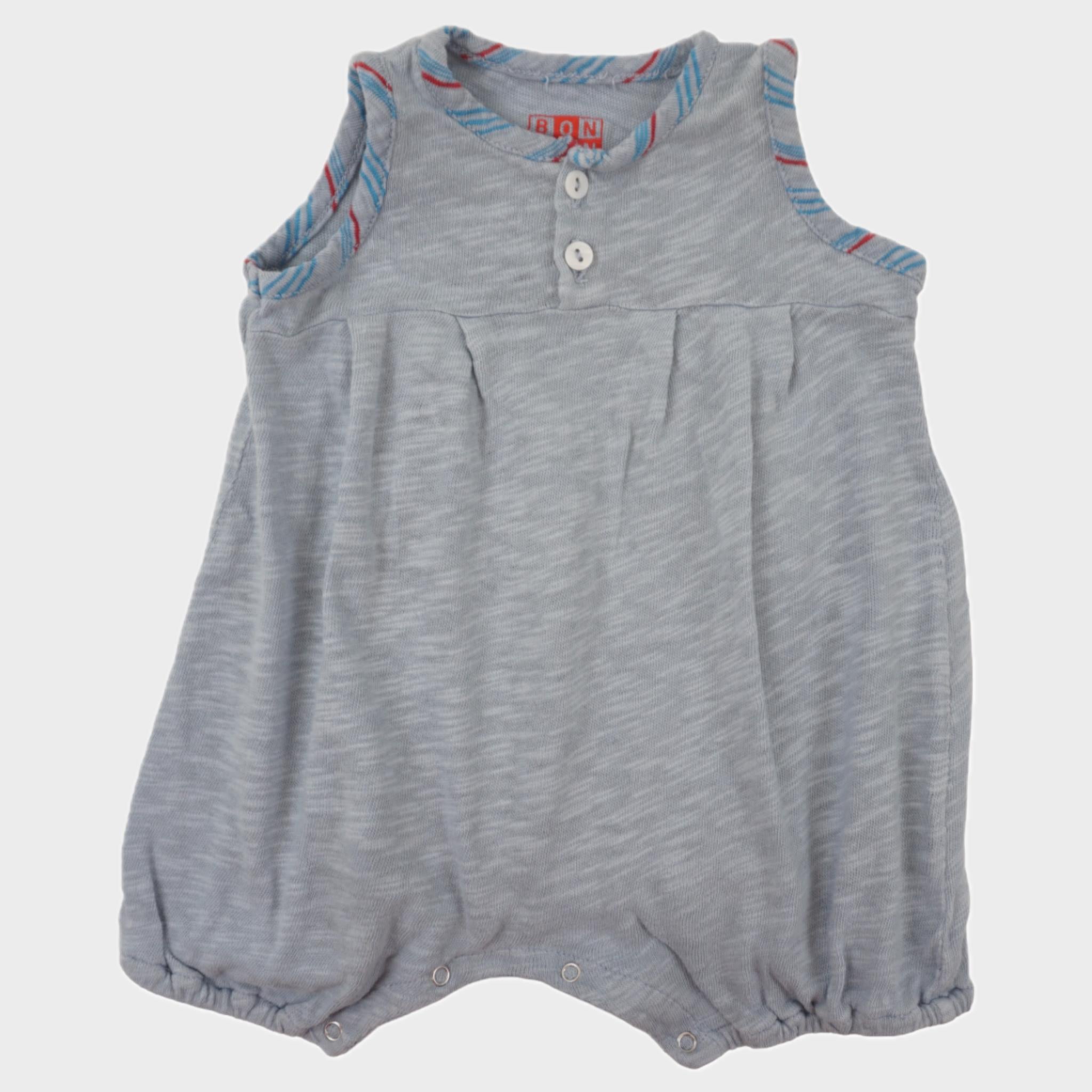 Barboteuse Bleu - 3 mois