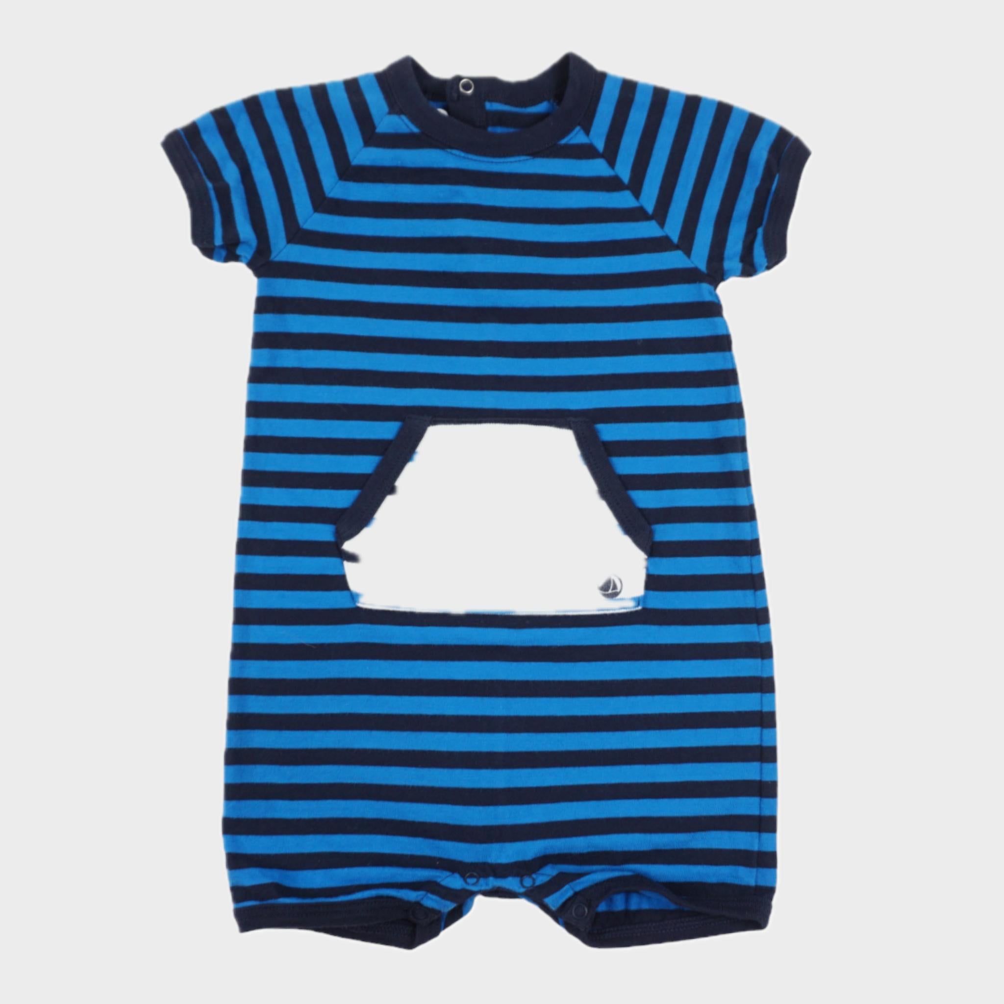 Combishort Bleu - 12 mois