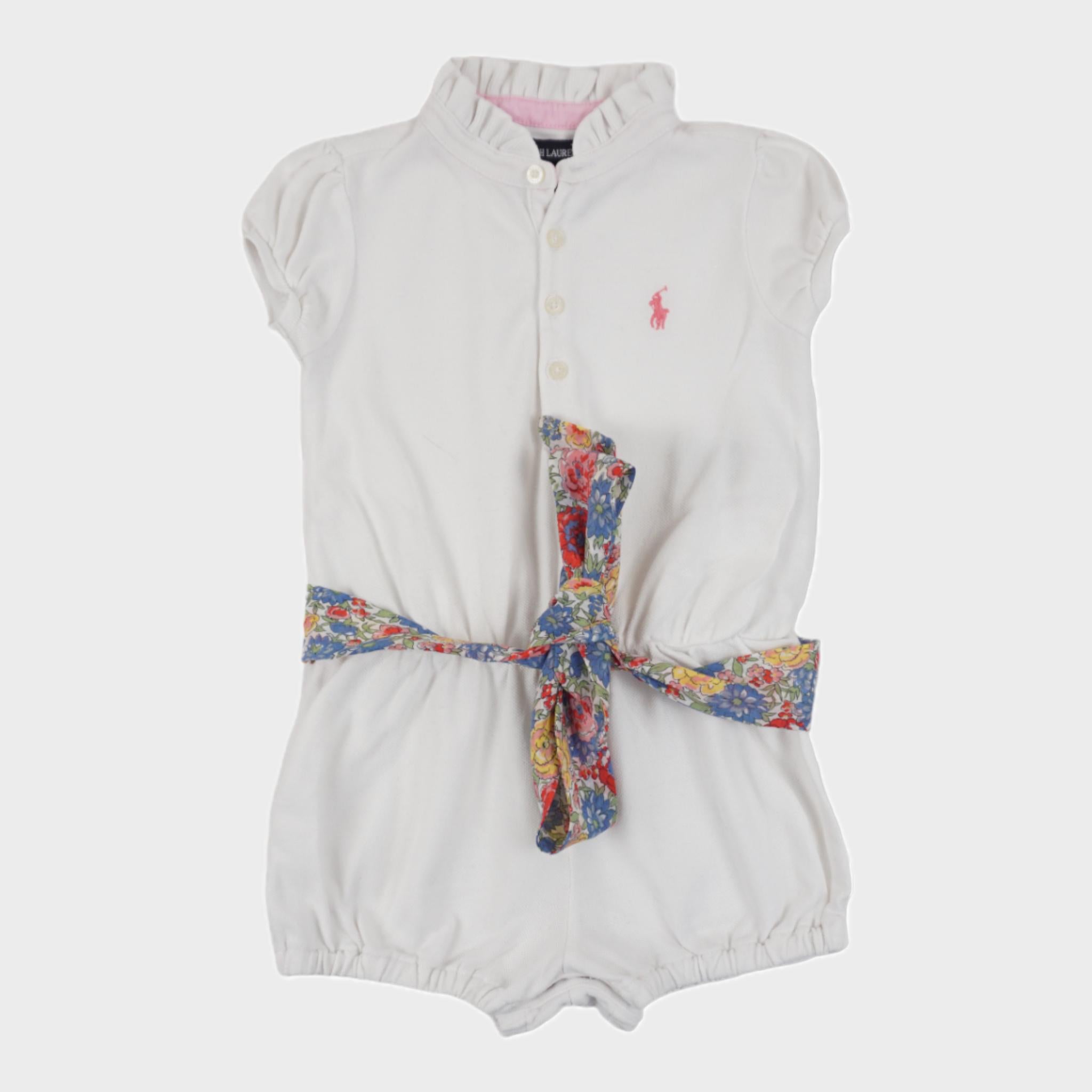 Combishort Blanc - 18 mois