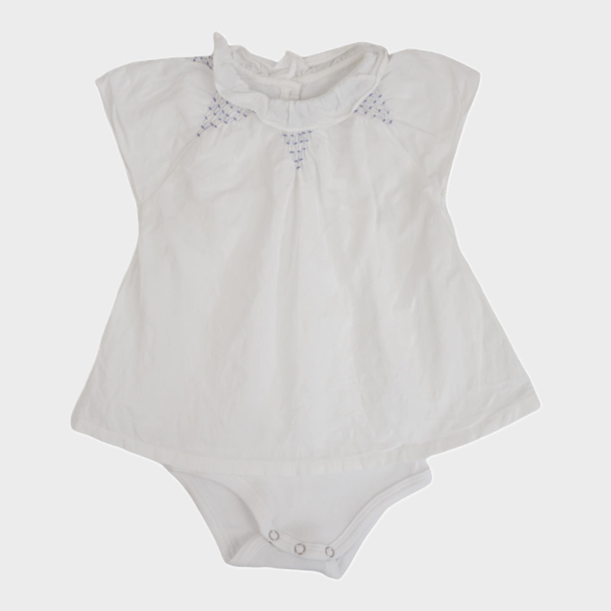 Body blouse Blanc - 6 mois