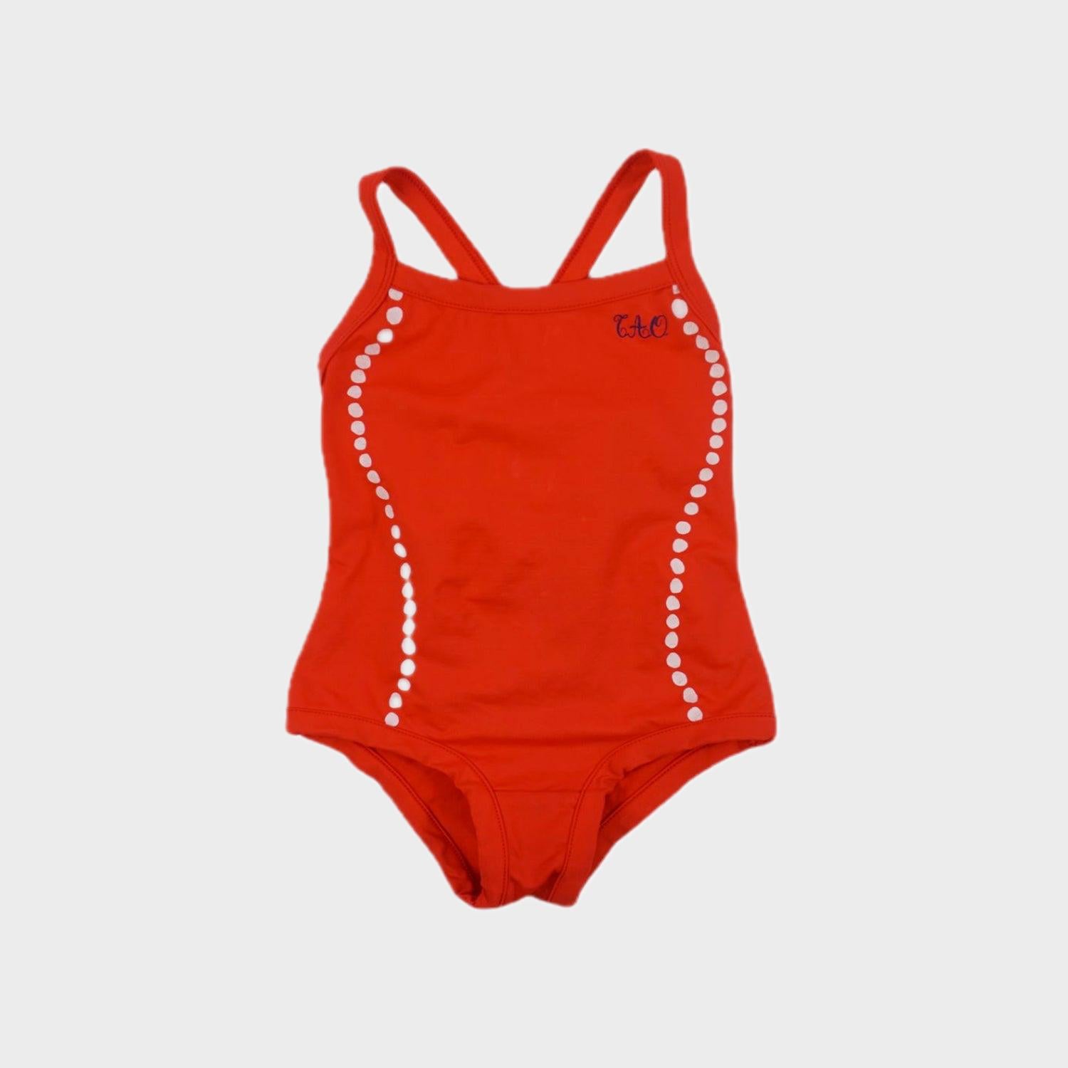 Maillot de bain Rouge - 4 ans