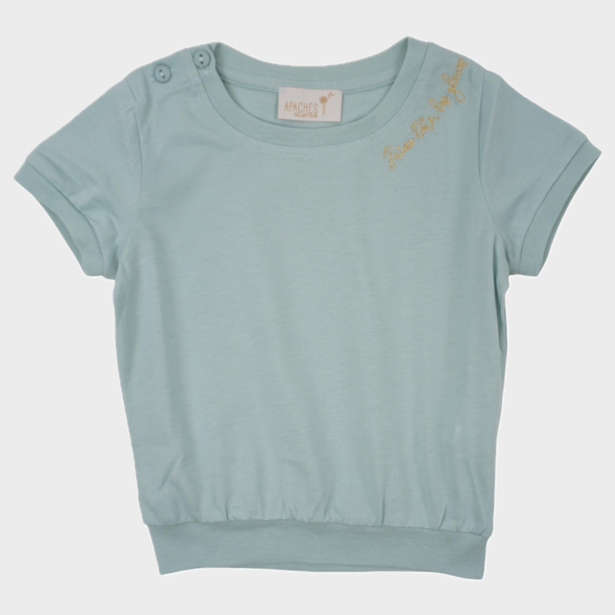 T-shirt Bleu - 12 mois (neuf)