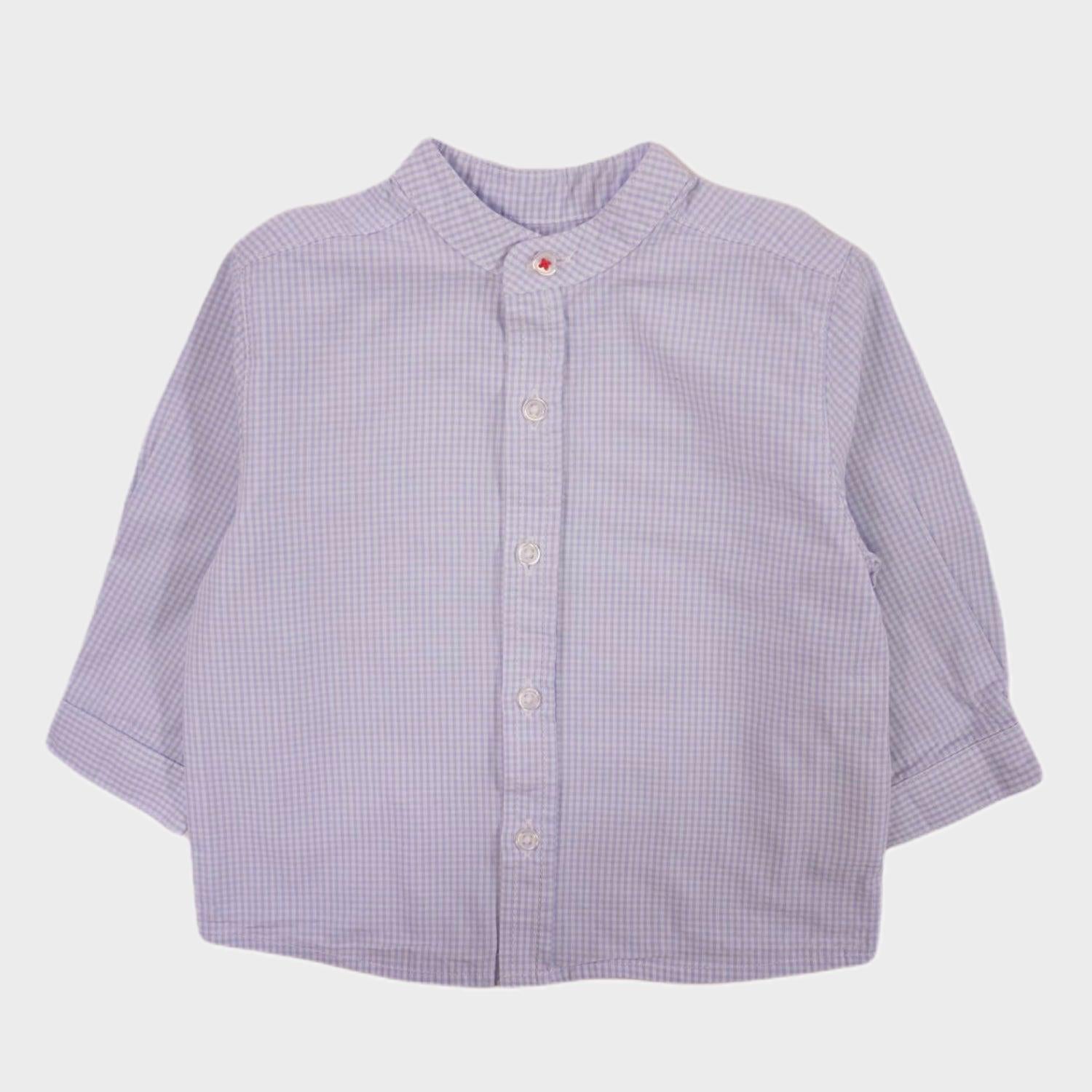 Chemise Bleu - 6 mois