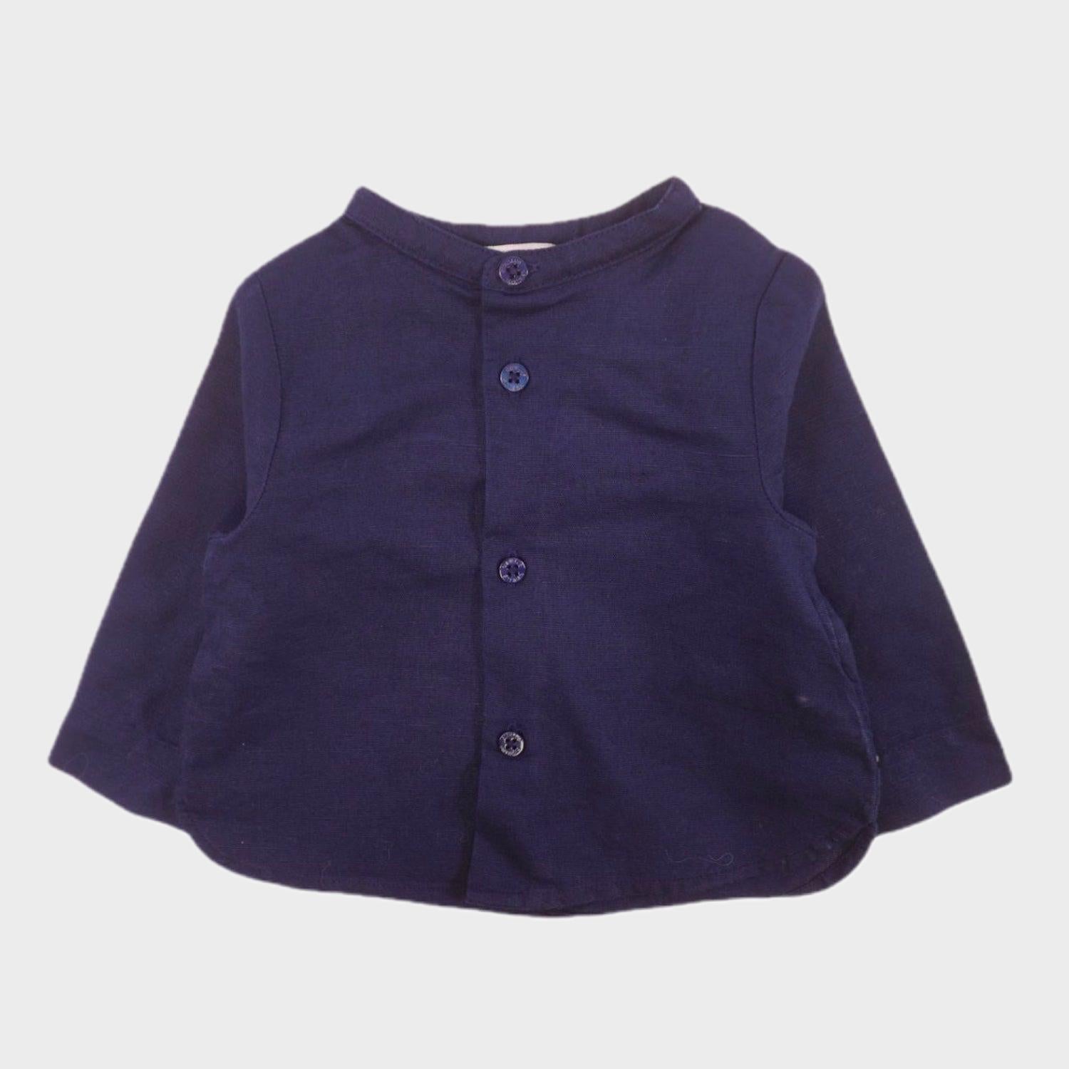 Chemise Bleu - 6 mois