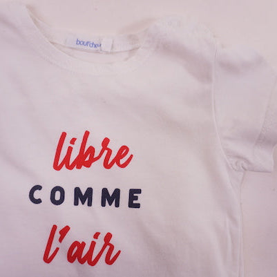 Combishort Blanc - 6 mois