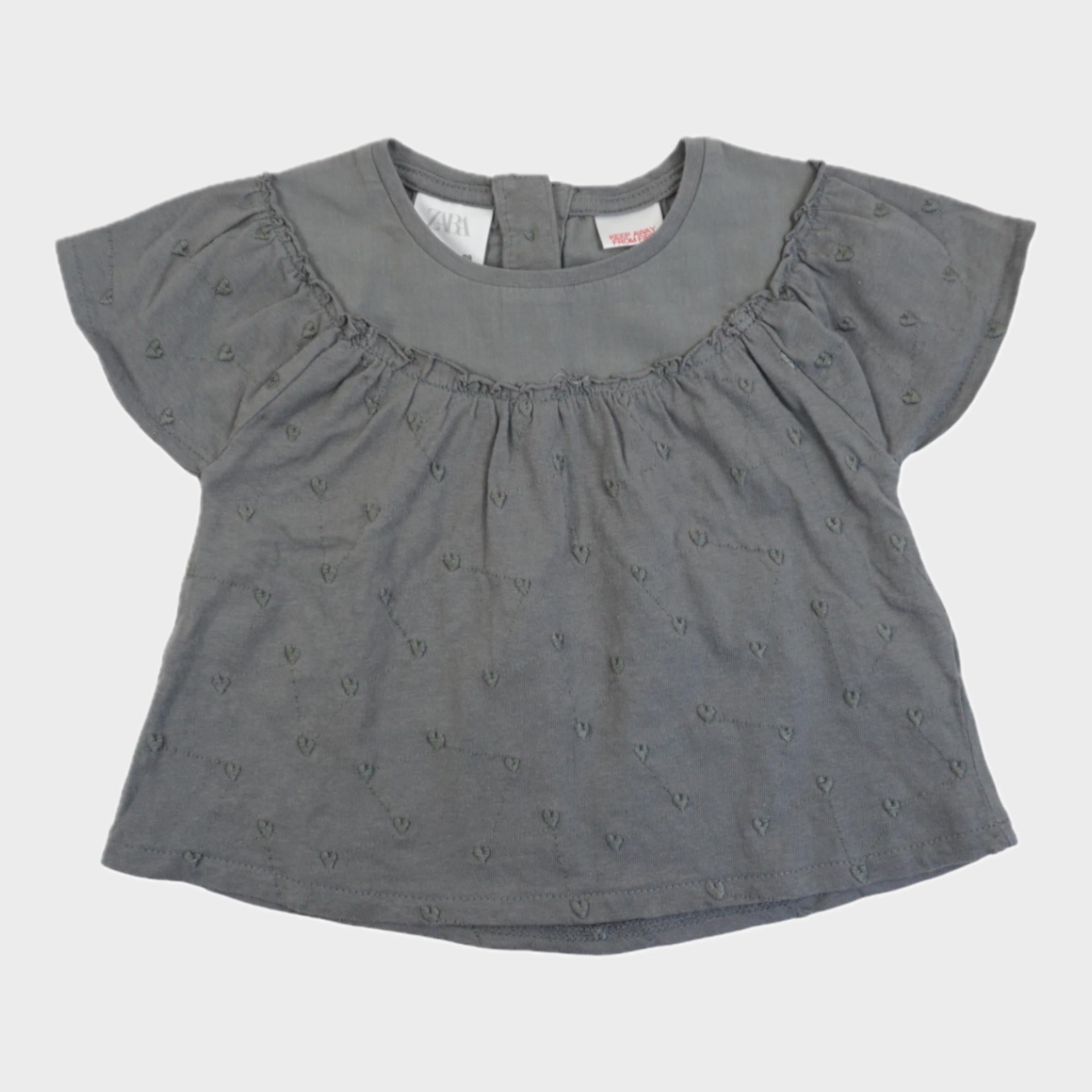 T-shirt Gris - 3/6 mois