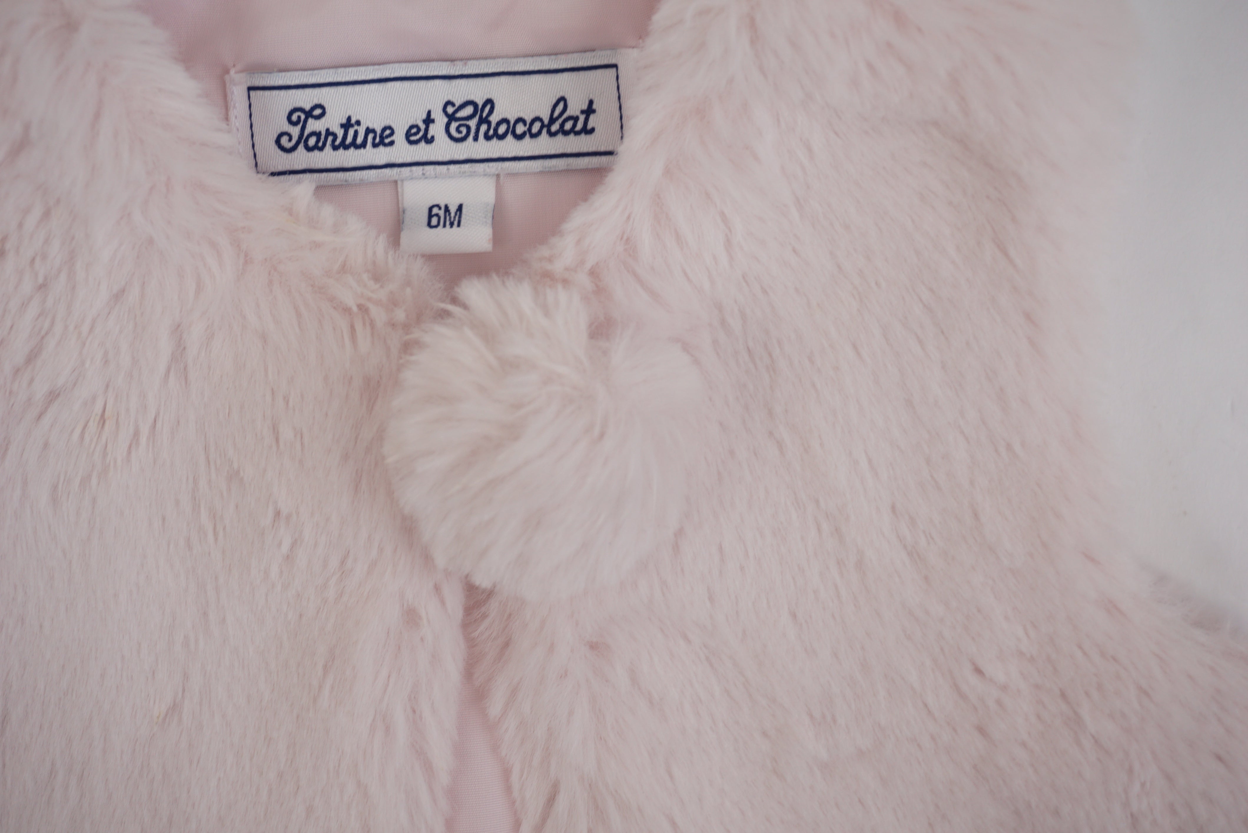 Gilet sans manche Rose - 6 mois