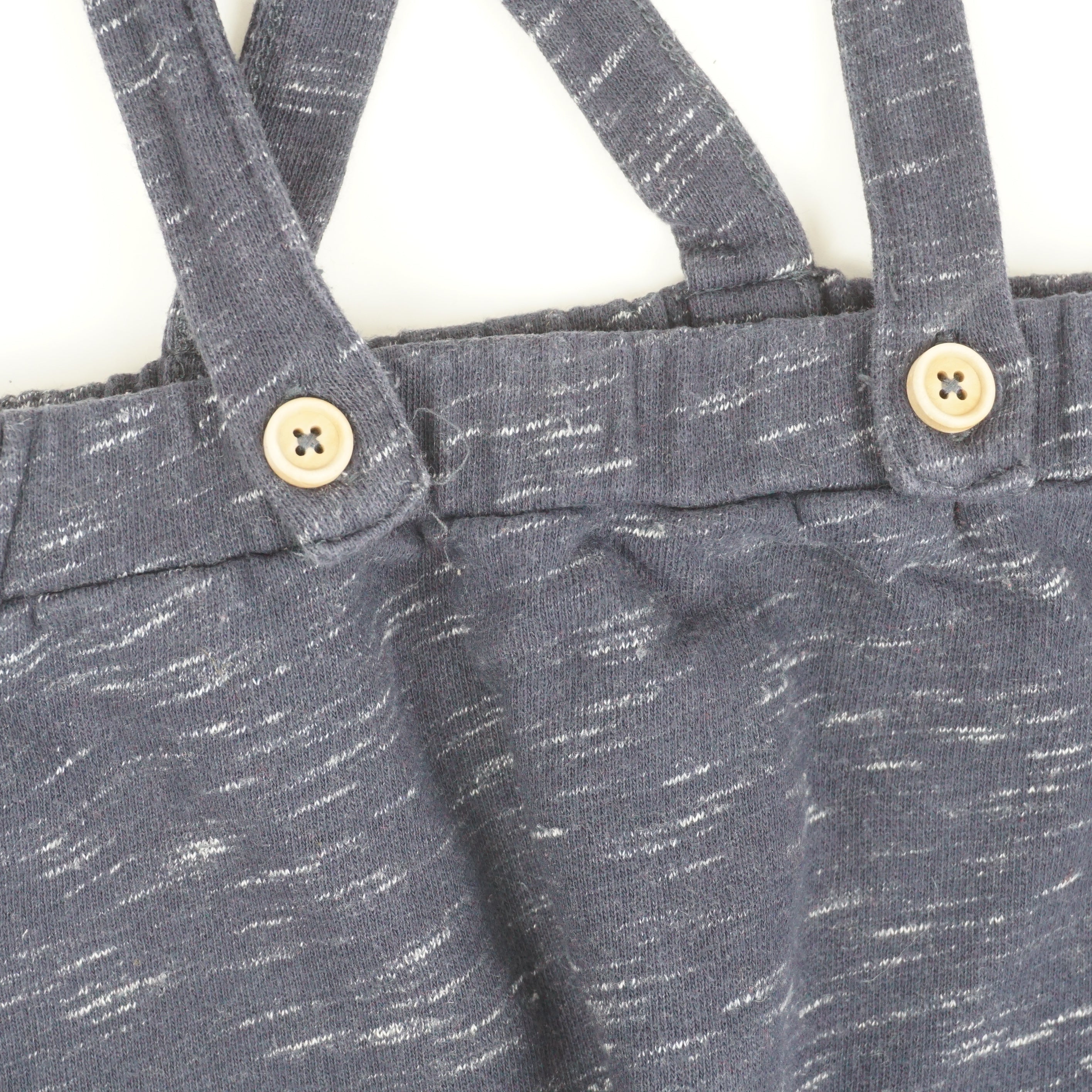 Pantalon à bretelles Bleu - 12 mois