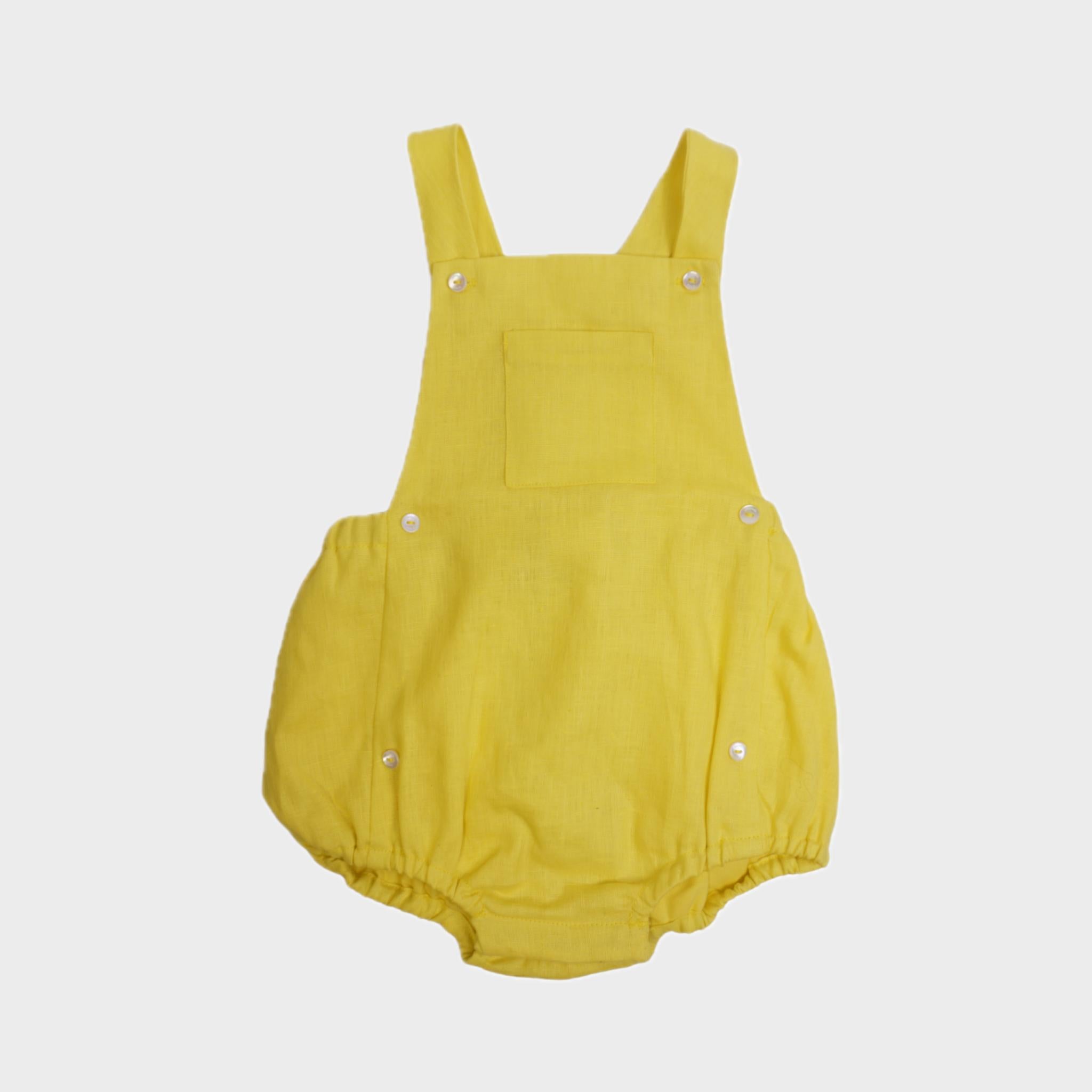 Barboteuse Jaune - 6 mois