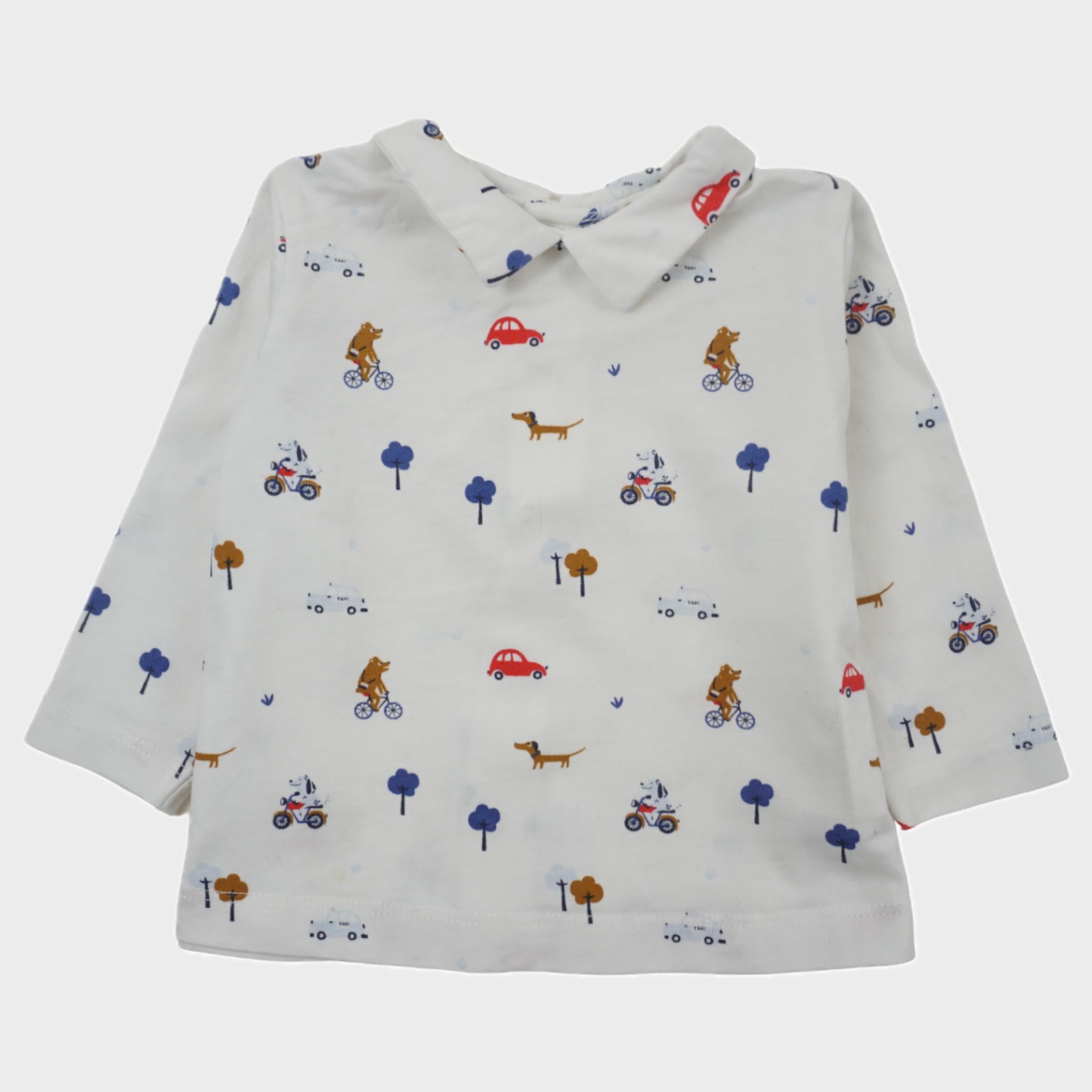 T-shirt Blanc - 6 mois