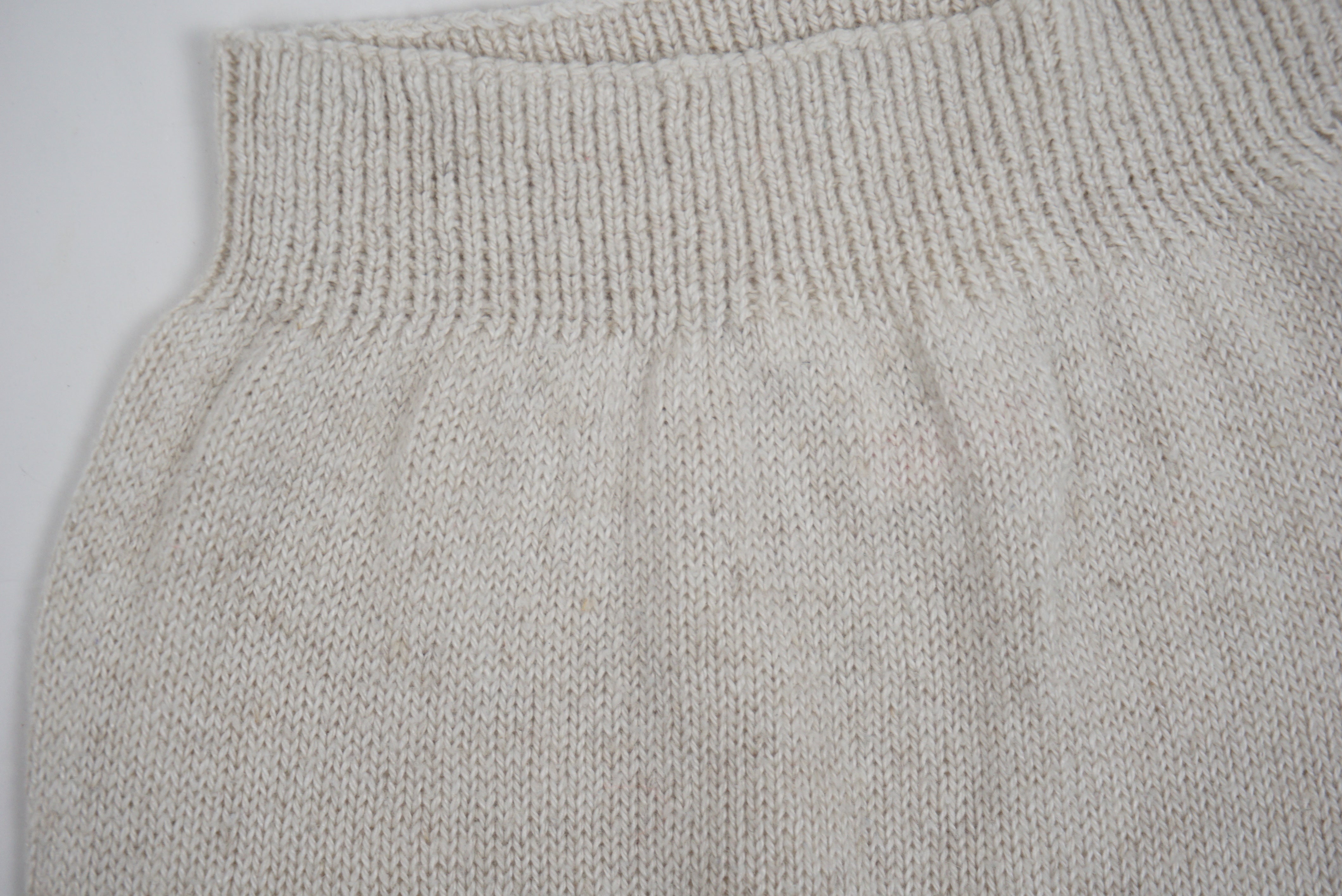 Pantalon Ecru - 0/6 mois