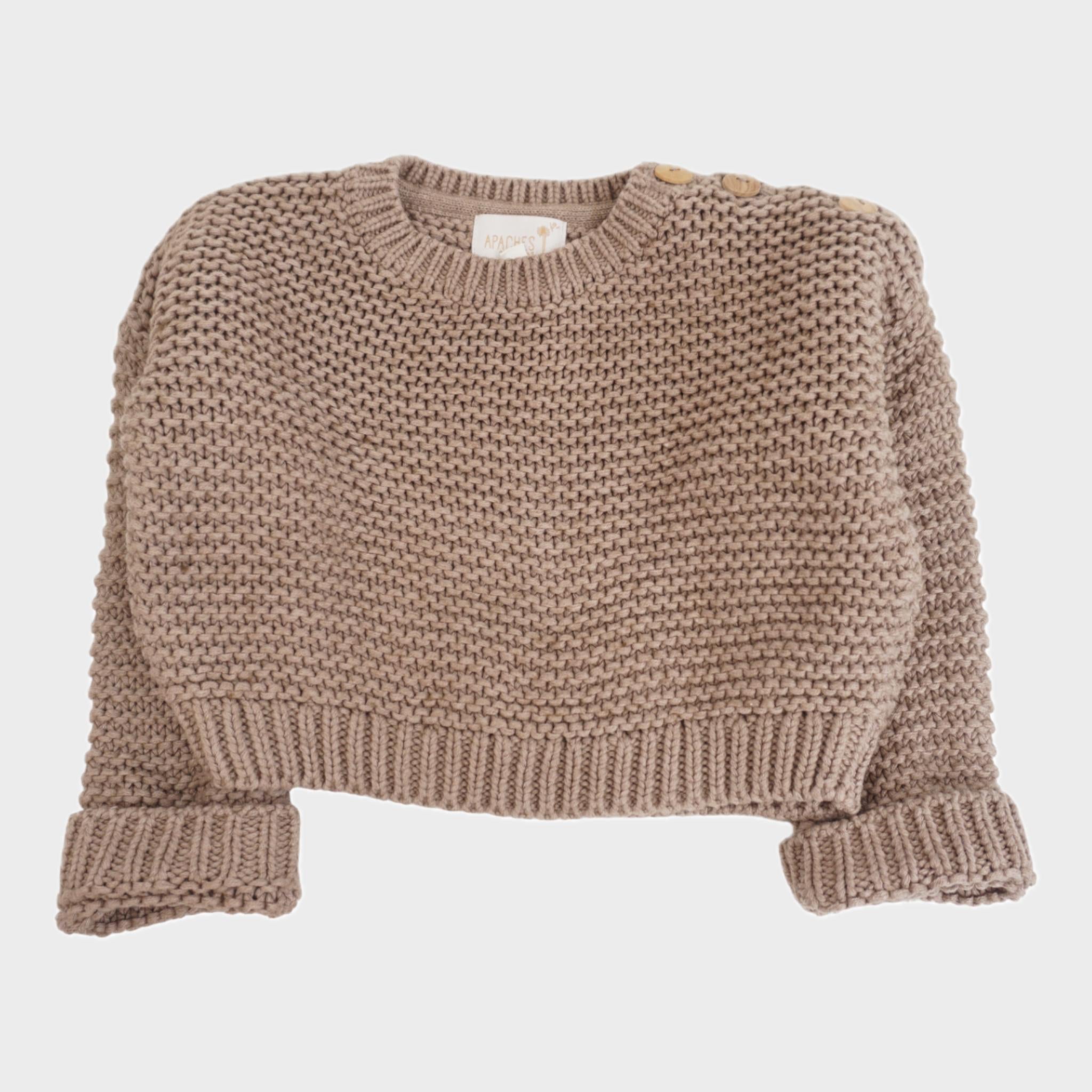 Pull Taupe - 6 mois
