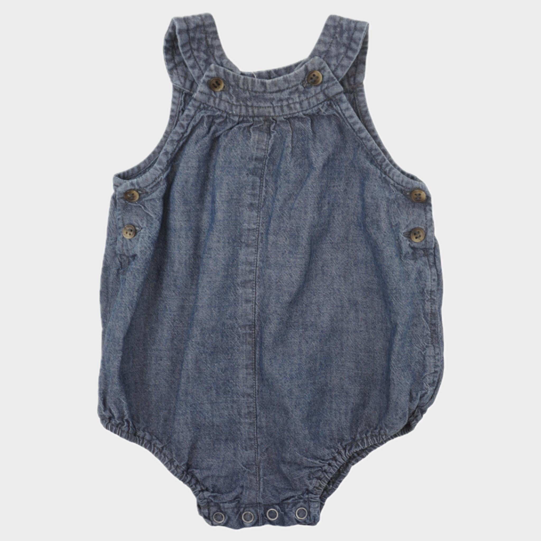 Barboteuse Bleu - 3 mois