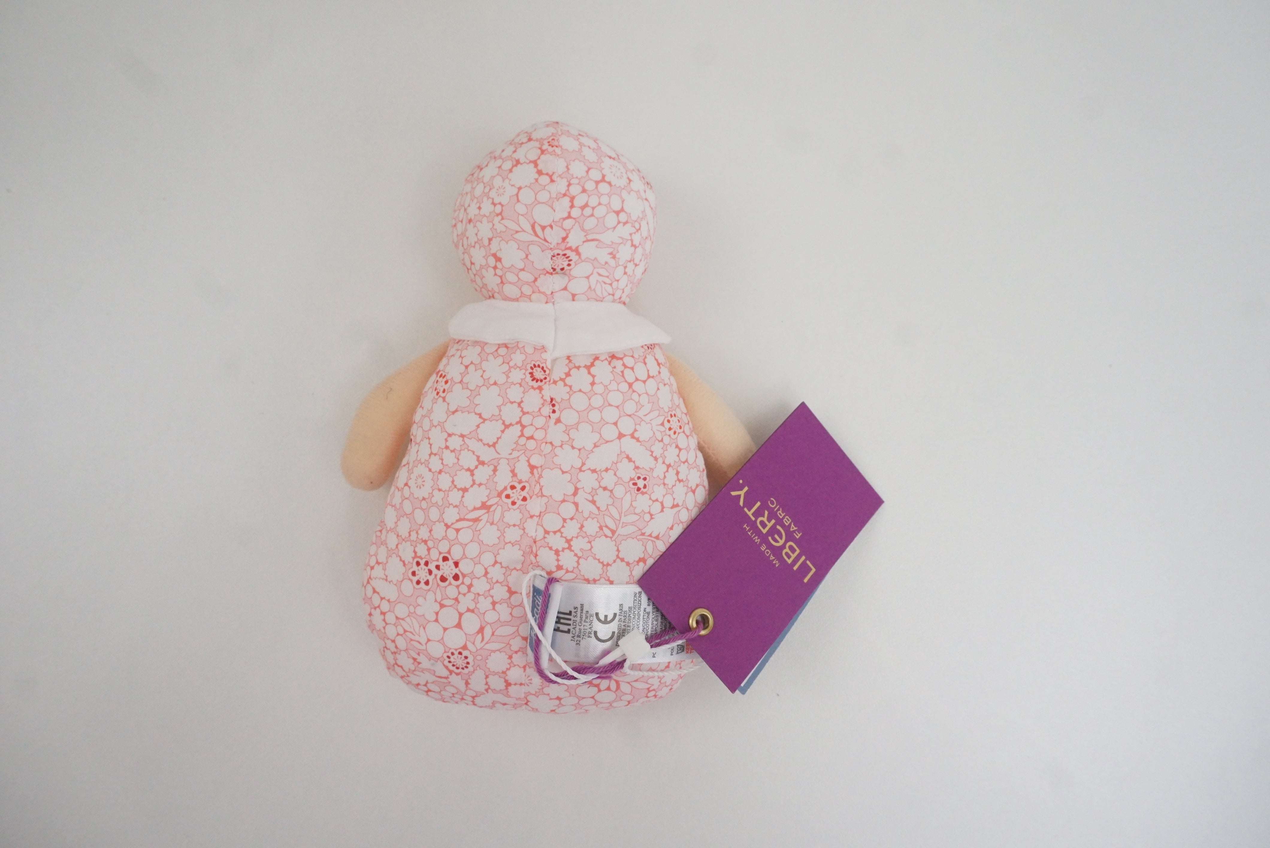 Doudou hochet Rose