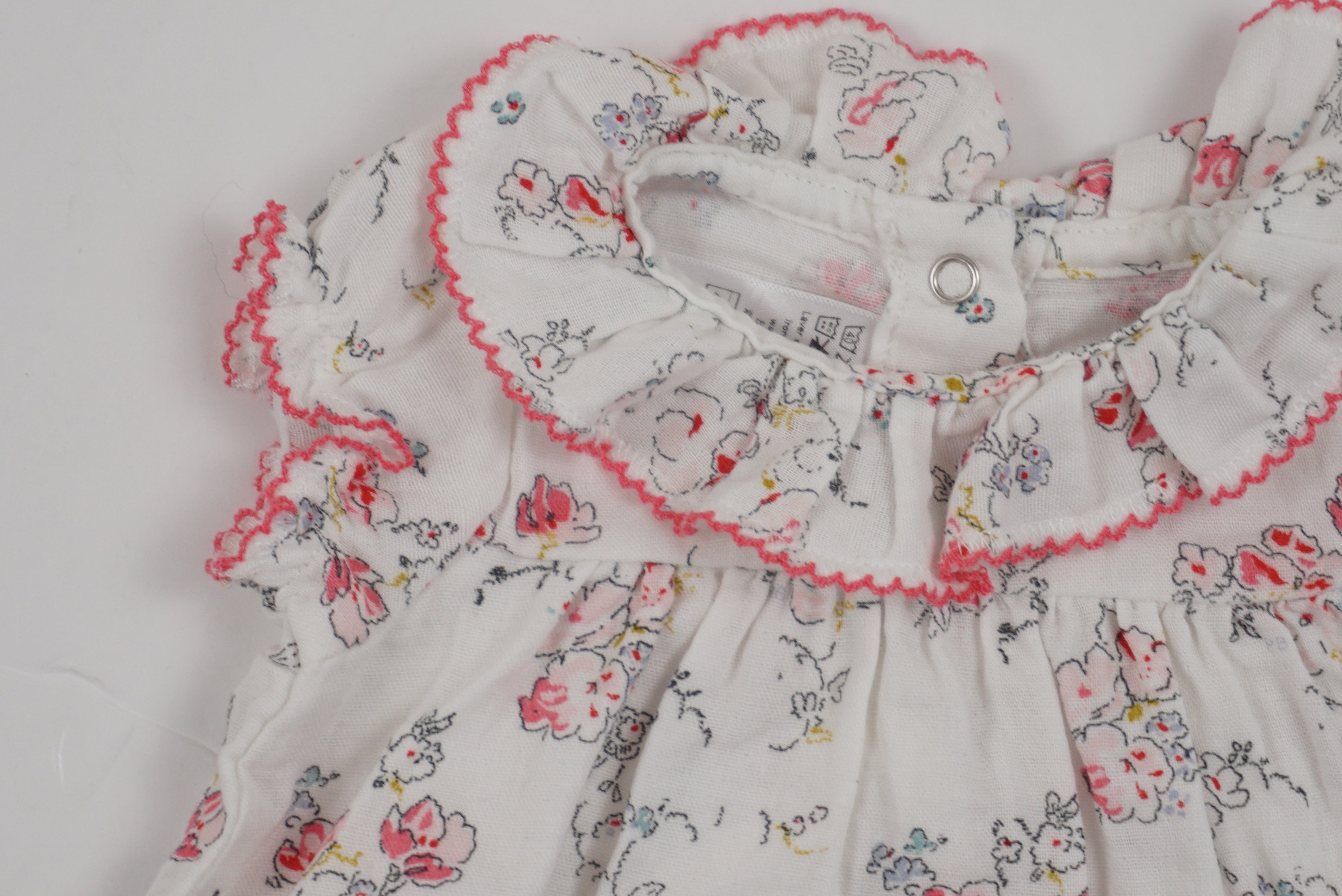 Blouse Blanc - 1 mois