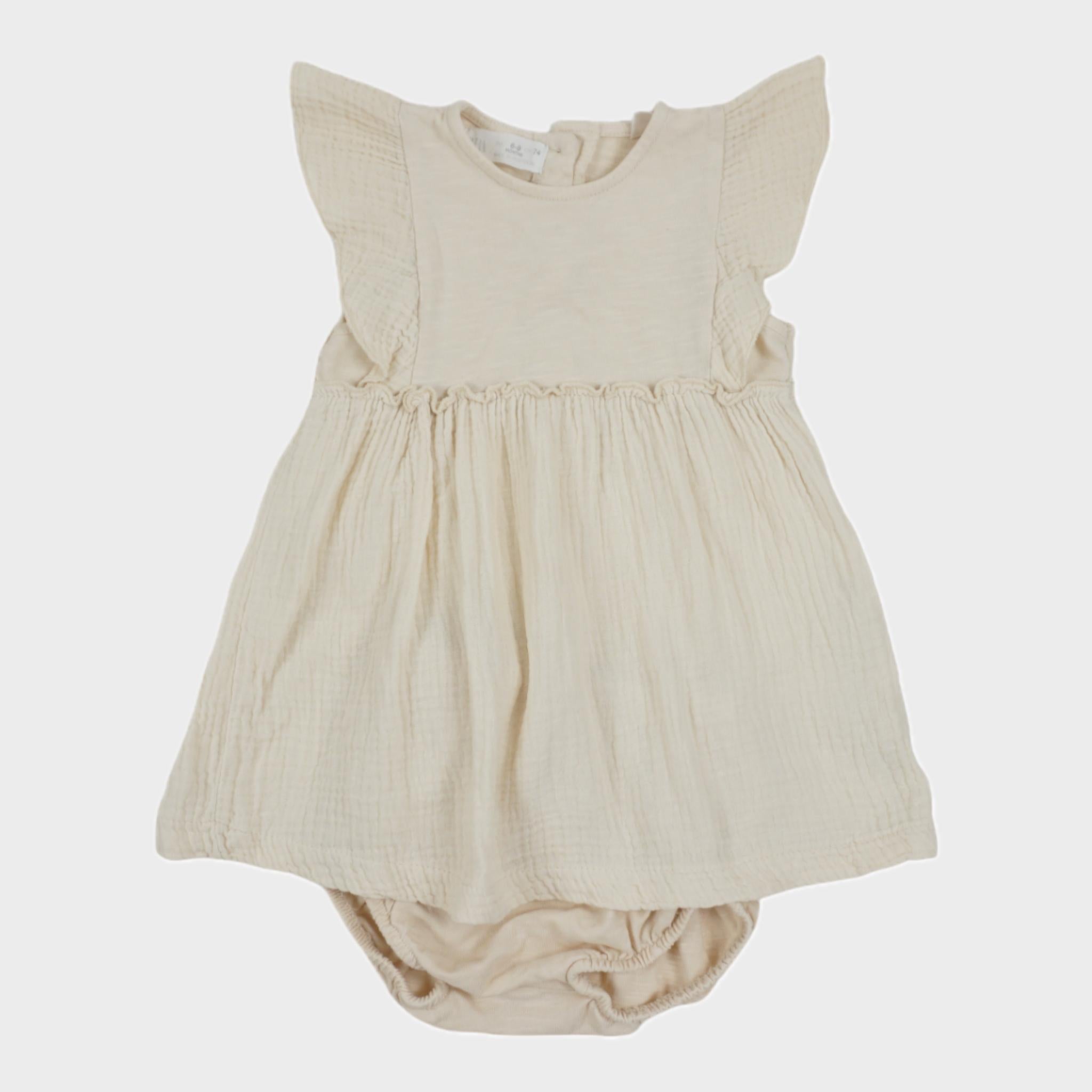 Robe Beige - 6/9 mois